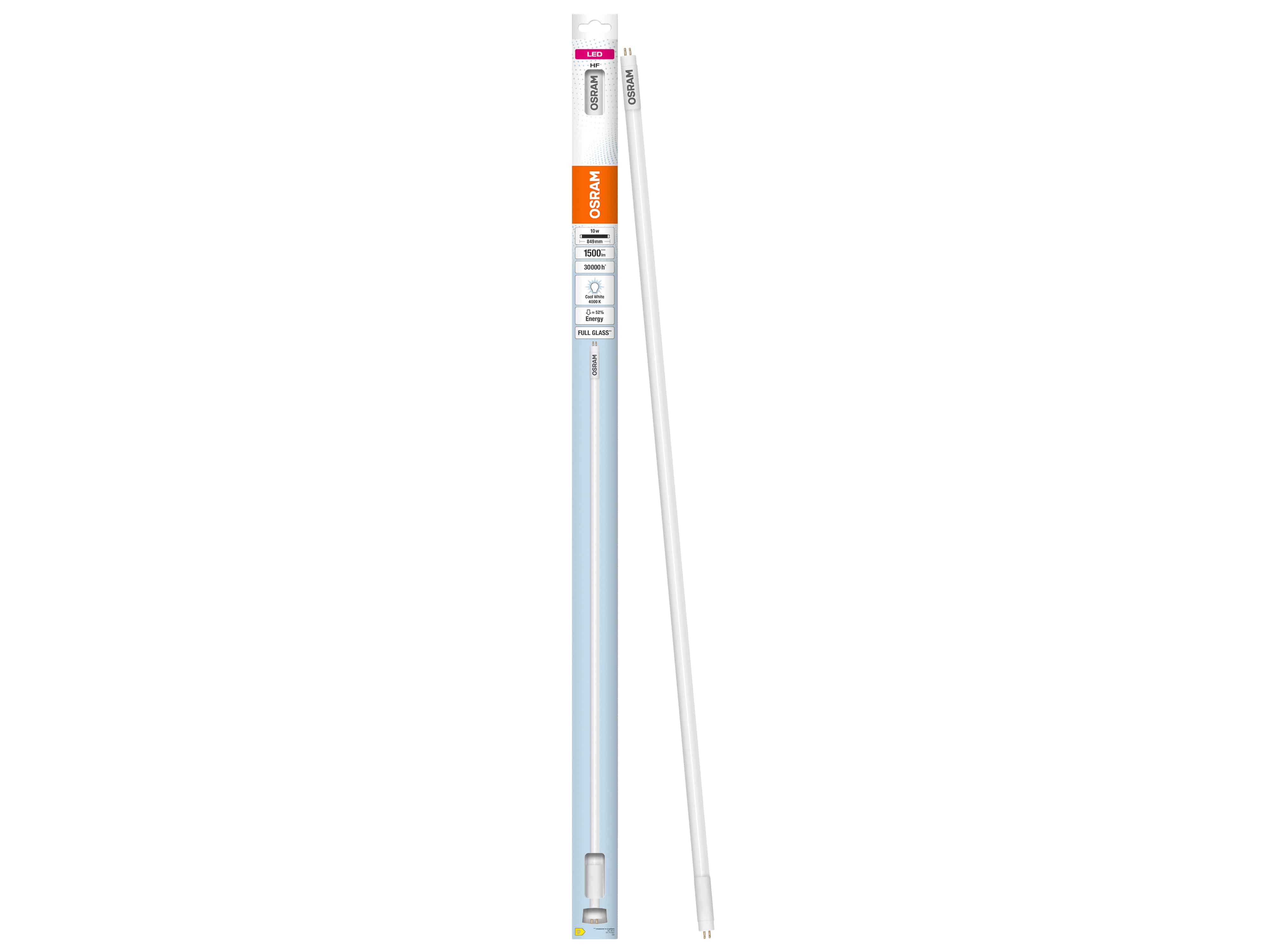 OSRAM LED-Röhre, T5, 849mm, G5, EEK: D, 10W, 1500lm, 4000K OSRAM LED-Röhre, T5, 849mm, G5, EEK: D, 10W, 1500lm, 4000K