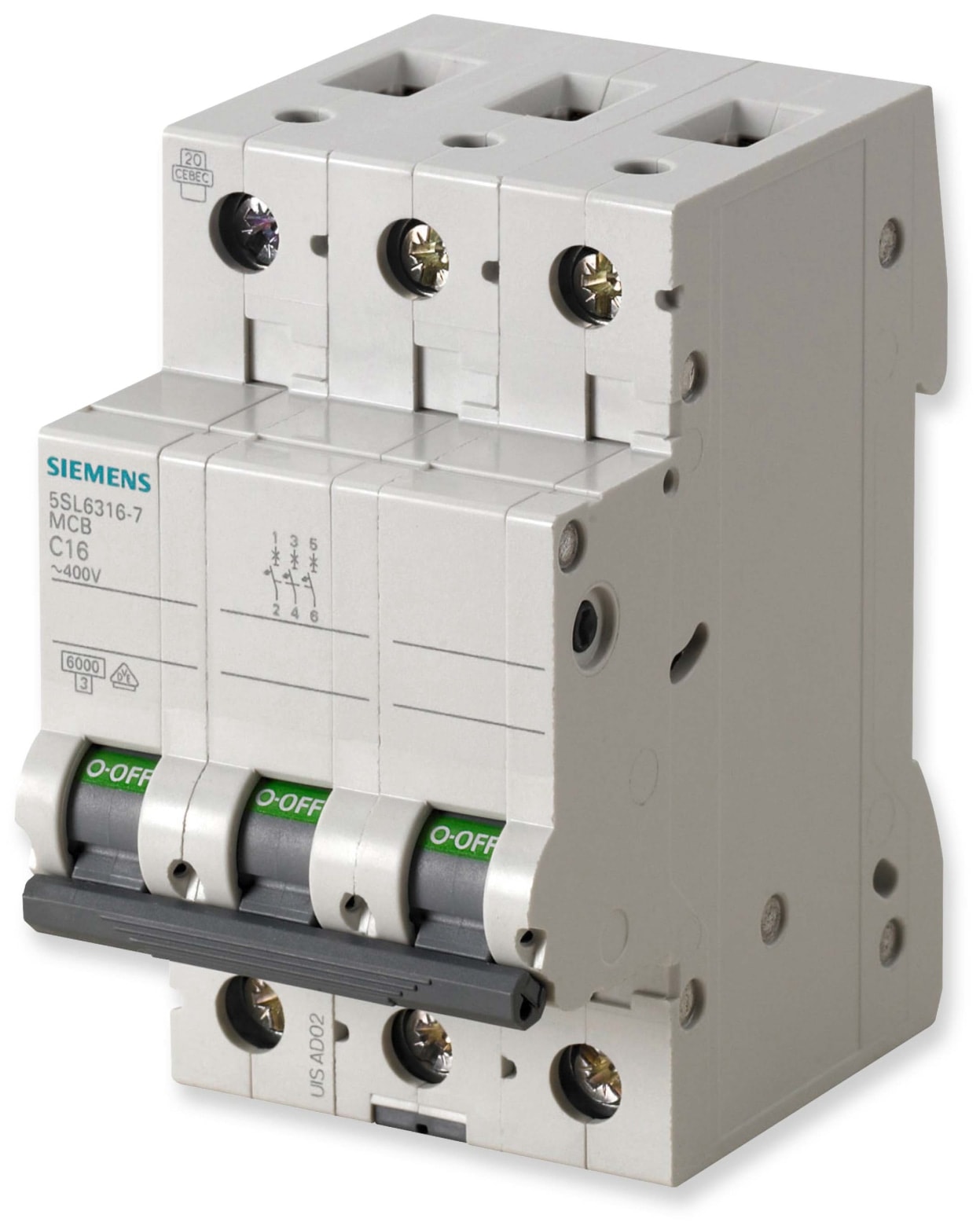 SIEMENS Leitungsschutzschalter 5SL6332-6, B 32A SIEMENS Leitungsschutzschalter 5SL6332-6, B 32A