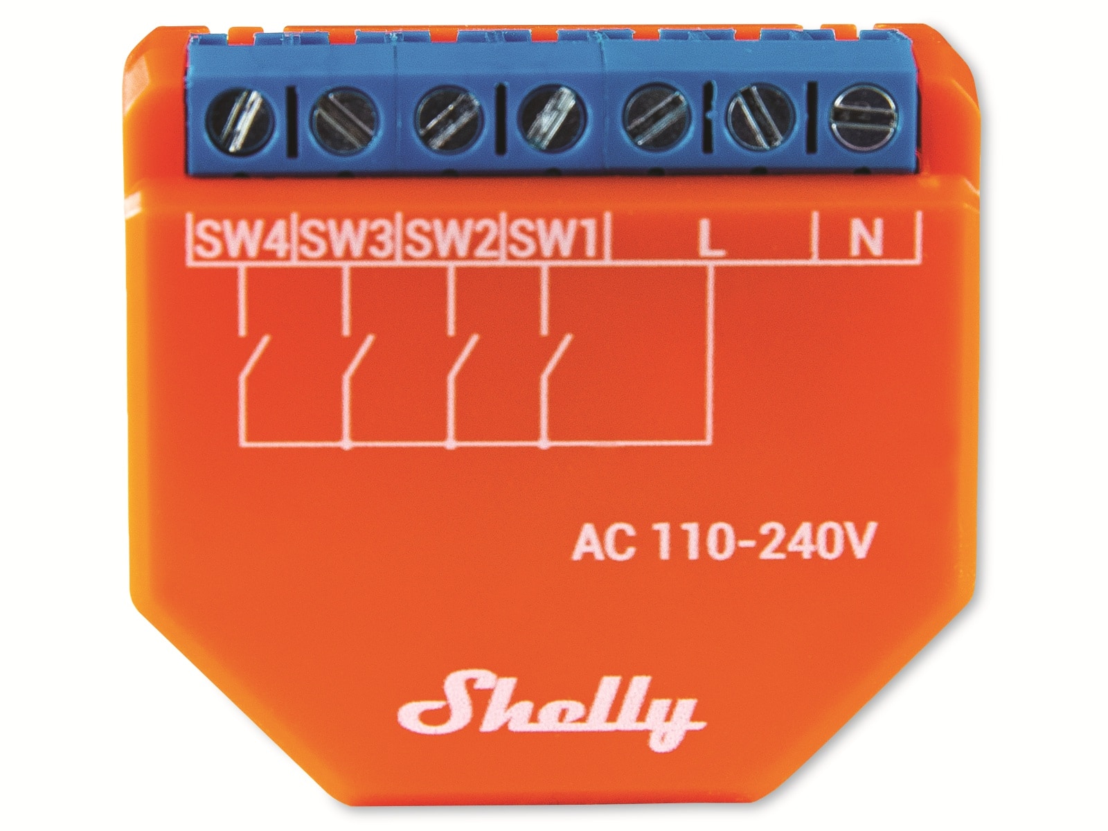 SHELLY Szenenaktivierer Plus i4, WLAN, Bluetooth SHELLY Szenenaktivierer Plus i4, WLAN, Bluetooth
