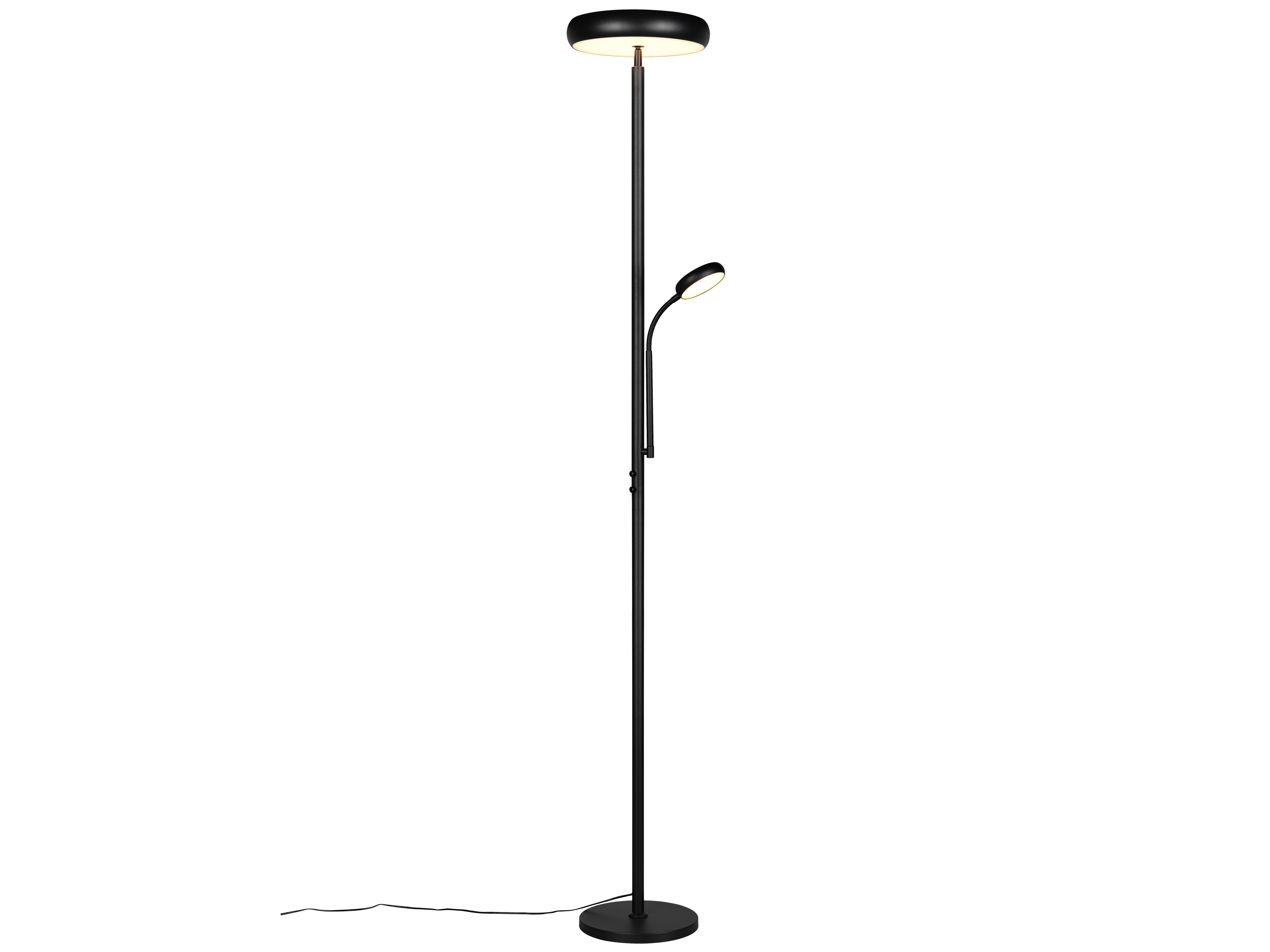 REALITY LED-Stehleuchte Palermo R45741132, 23W, 3000... 6500K, 2500lm, CCT, IP20, schwarz REALITY LED-Stehleuchte Palermo R45741132, 23W, 3000... 6500K, 2500lm, CCT, IP20, schwarz