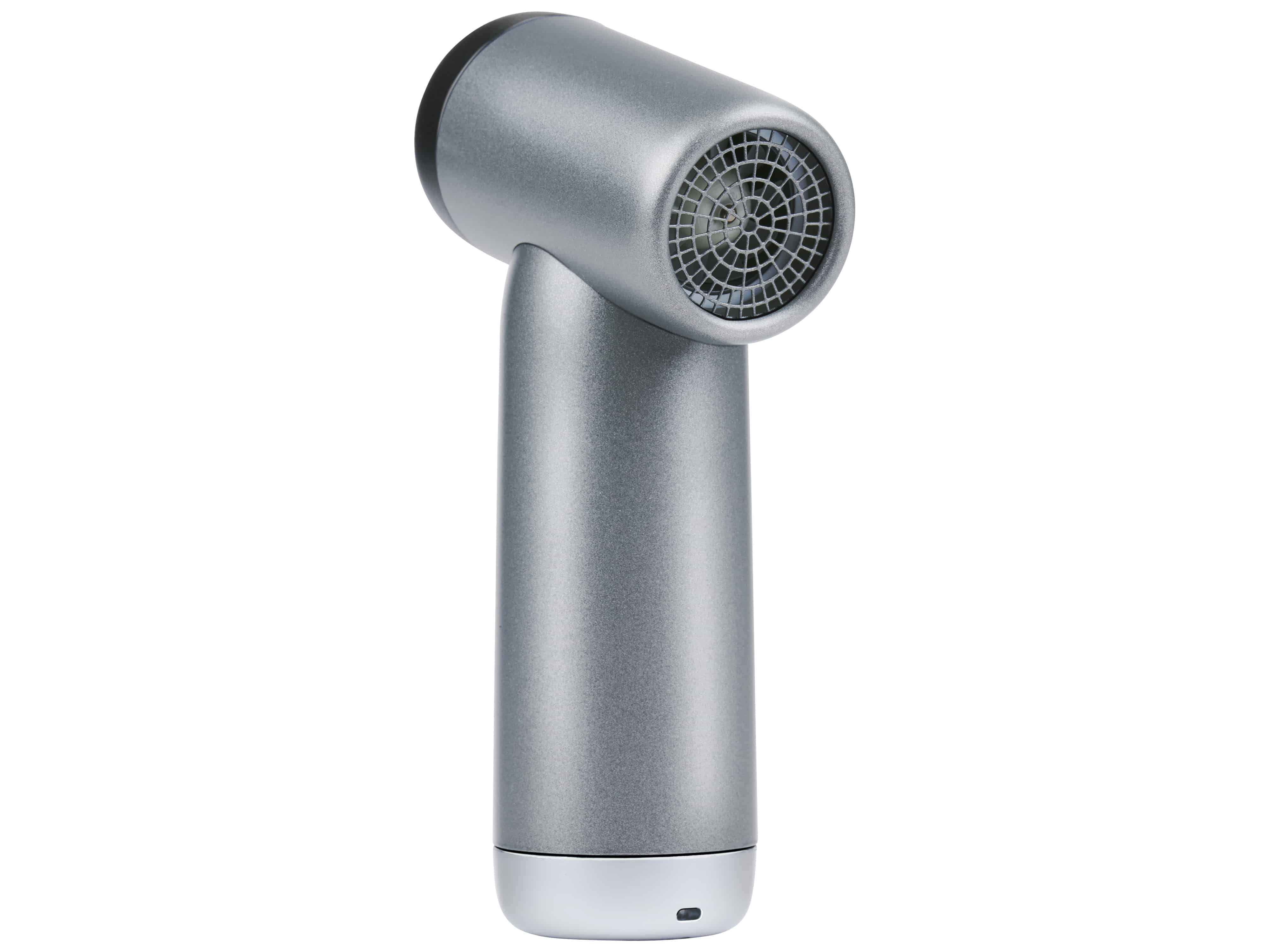 LIFETIME AIR USB-Handventilator 3 Geschwindigkeiten, 1100mAh, silber
