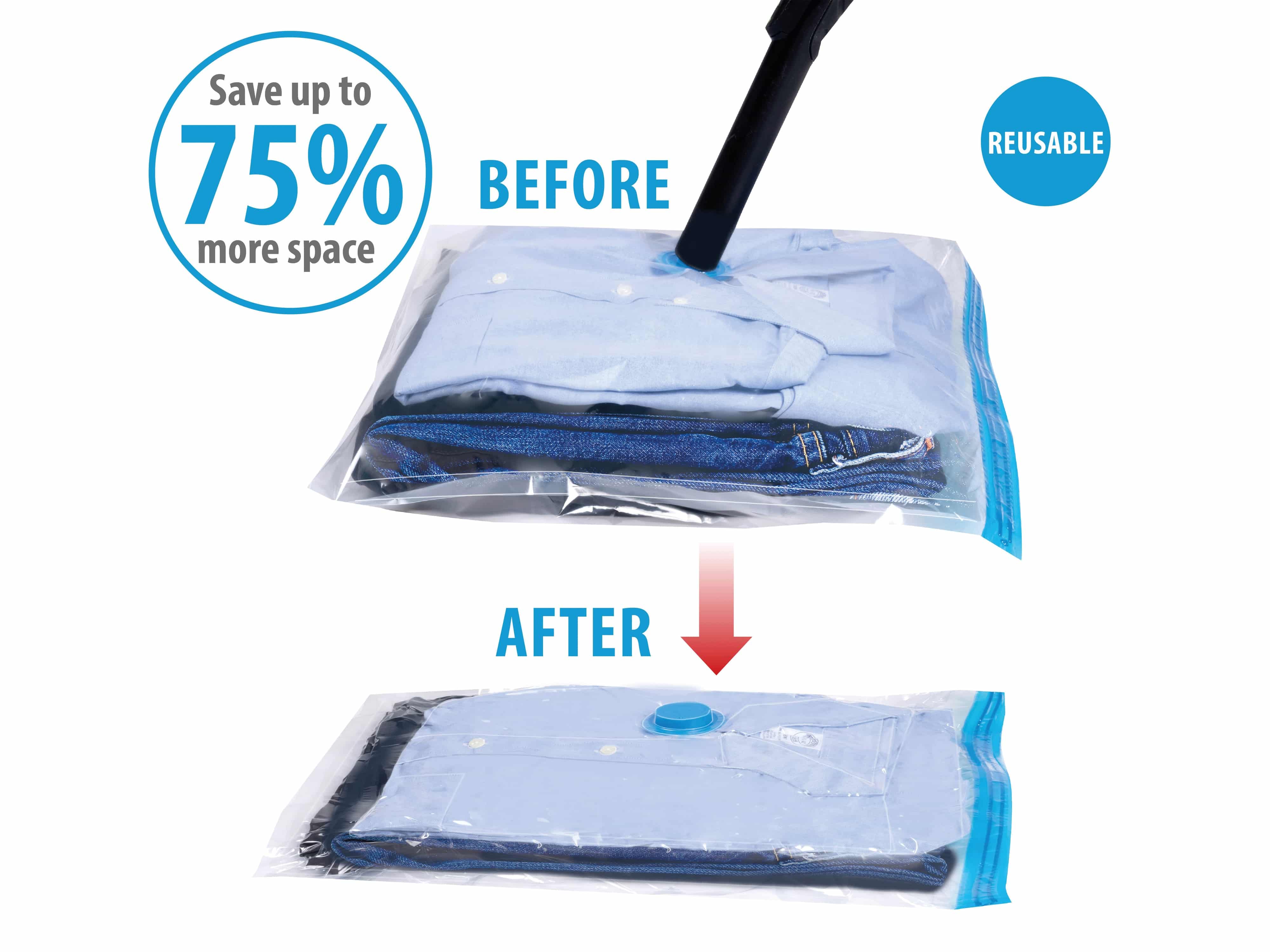 ALPINA Vakuum-Aufbewahrungsbeutel, 45x60 cm