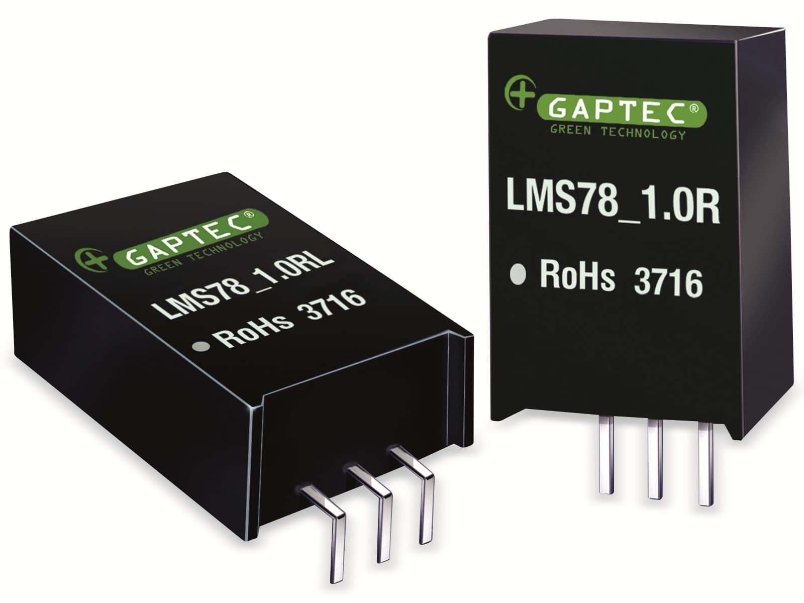 GAPTEC DC-DC-Wandler, Electronic, SIP3, 6-36Vin, 3,3Vout, 1000mA, 11,5x9x17,5mm