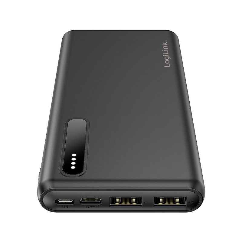 LOGILINK Powerbank PA0311 schwarz, 8000 mAh, 2x USB-A, 2-in-1-Kabel LOGILINK Powerbank PA0311 schwarz, 8000 mAh, 2x USB-A, 2-in-1-Kabel