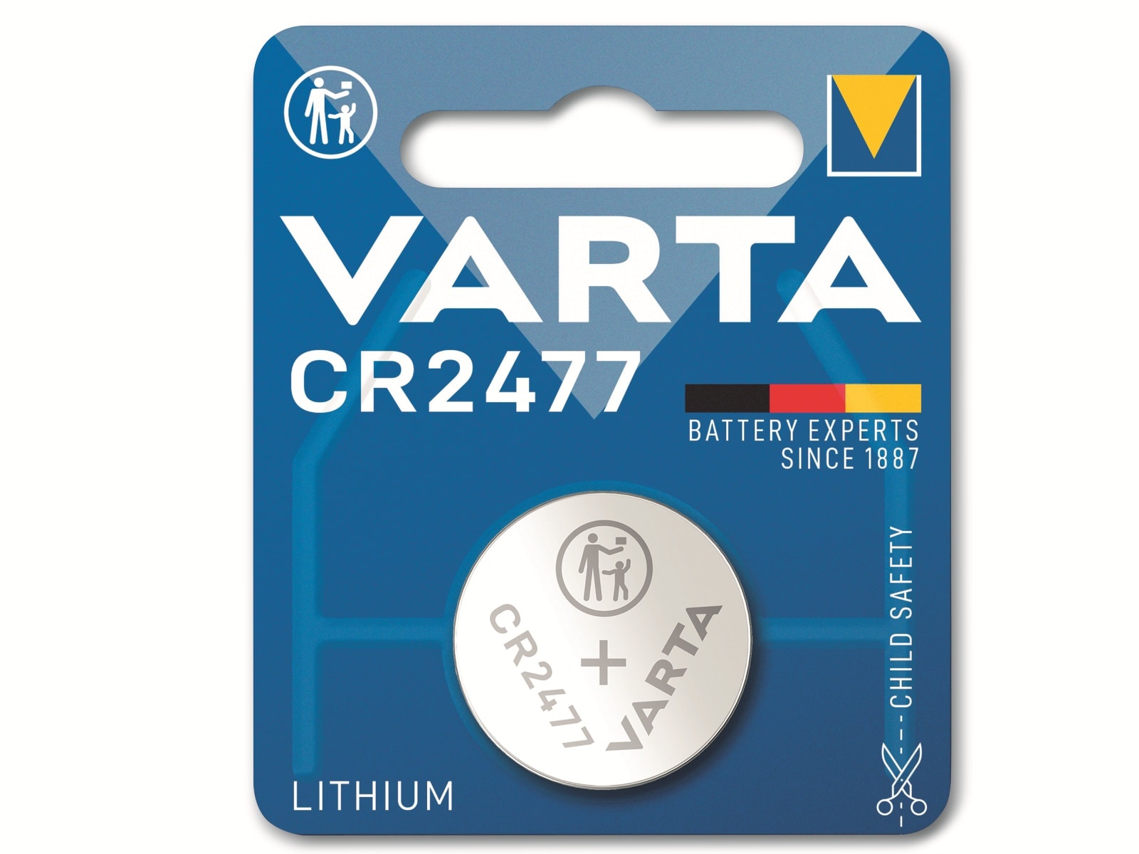 VARTA Knopfzelle Lithium, CR2477,  3V 1 Stück
