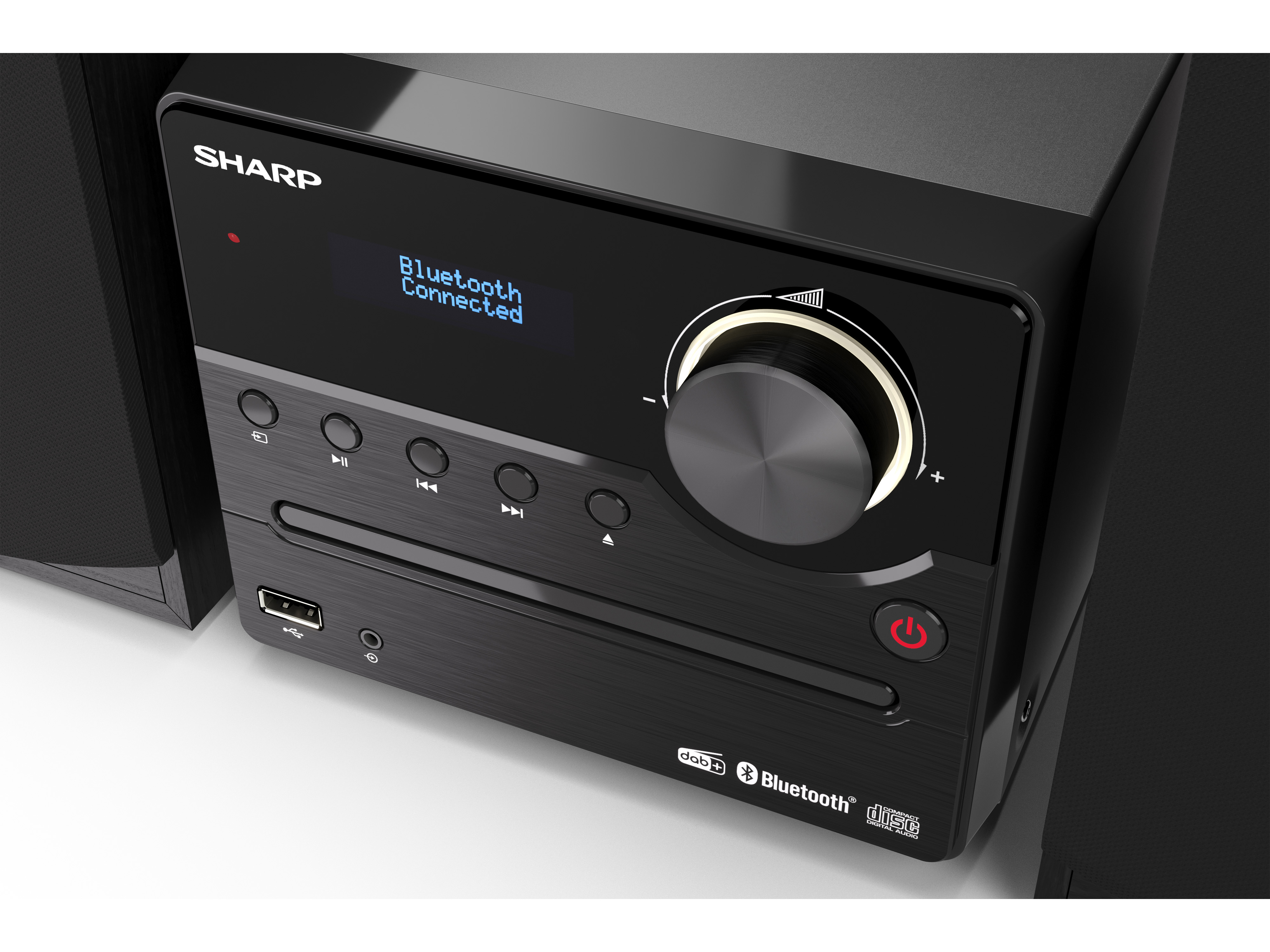 SHARP HiFi-Anlage XL-B517D, schwarz, DAB+, Bluetooth, USB, MP3, CD Laufwerk
