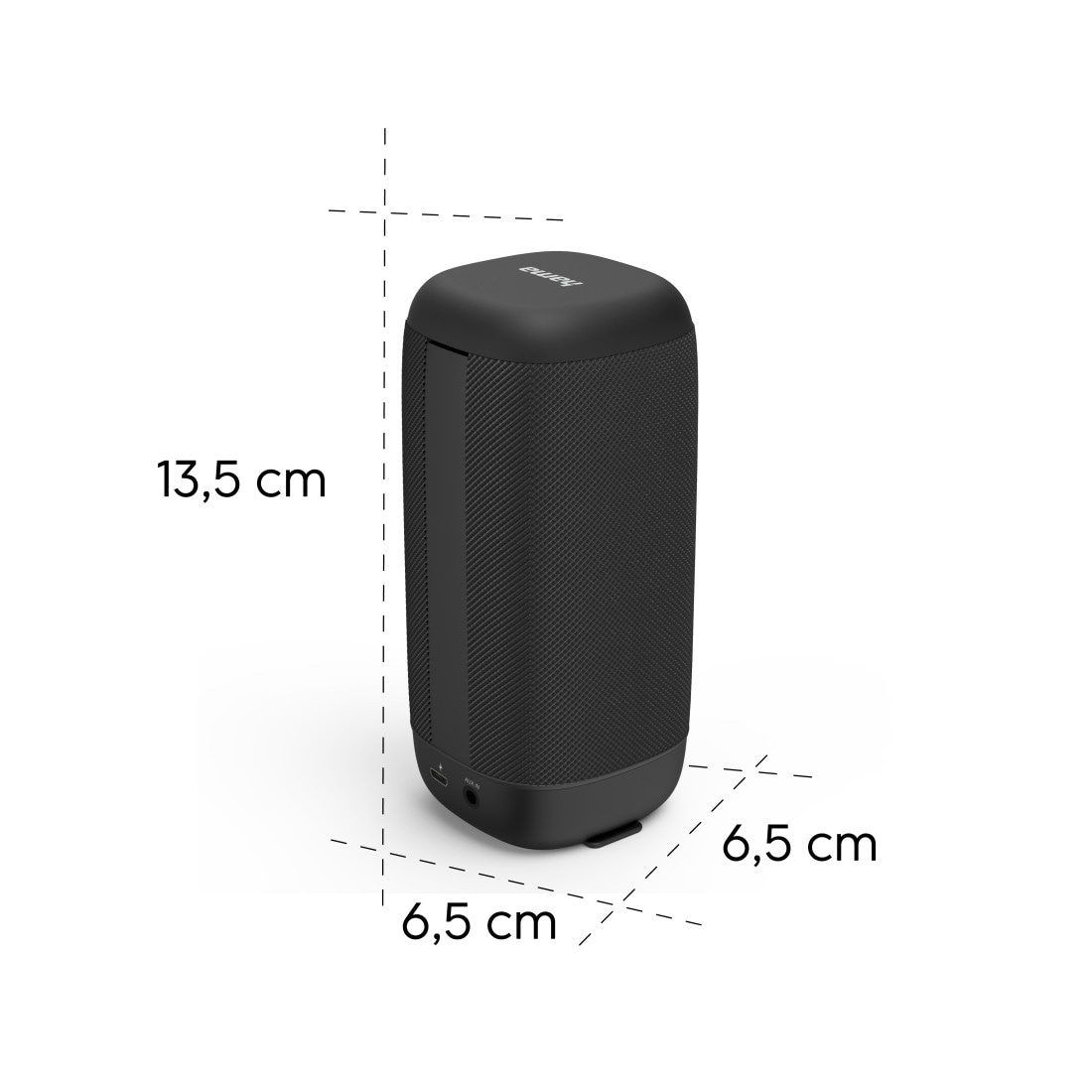 Bluetooth Lautsprecher HAMA "Tube 4.0", 35 W, Schwarz