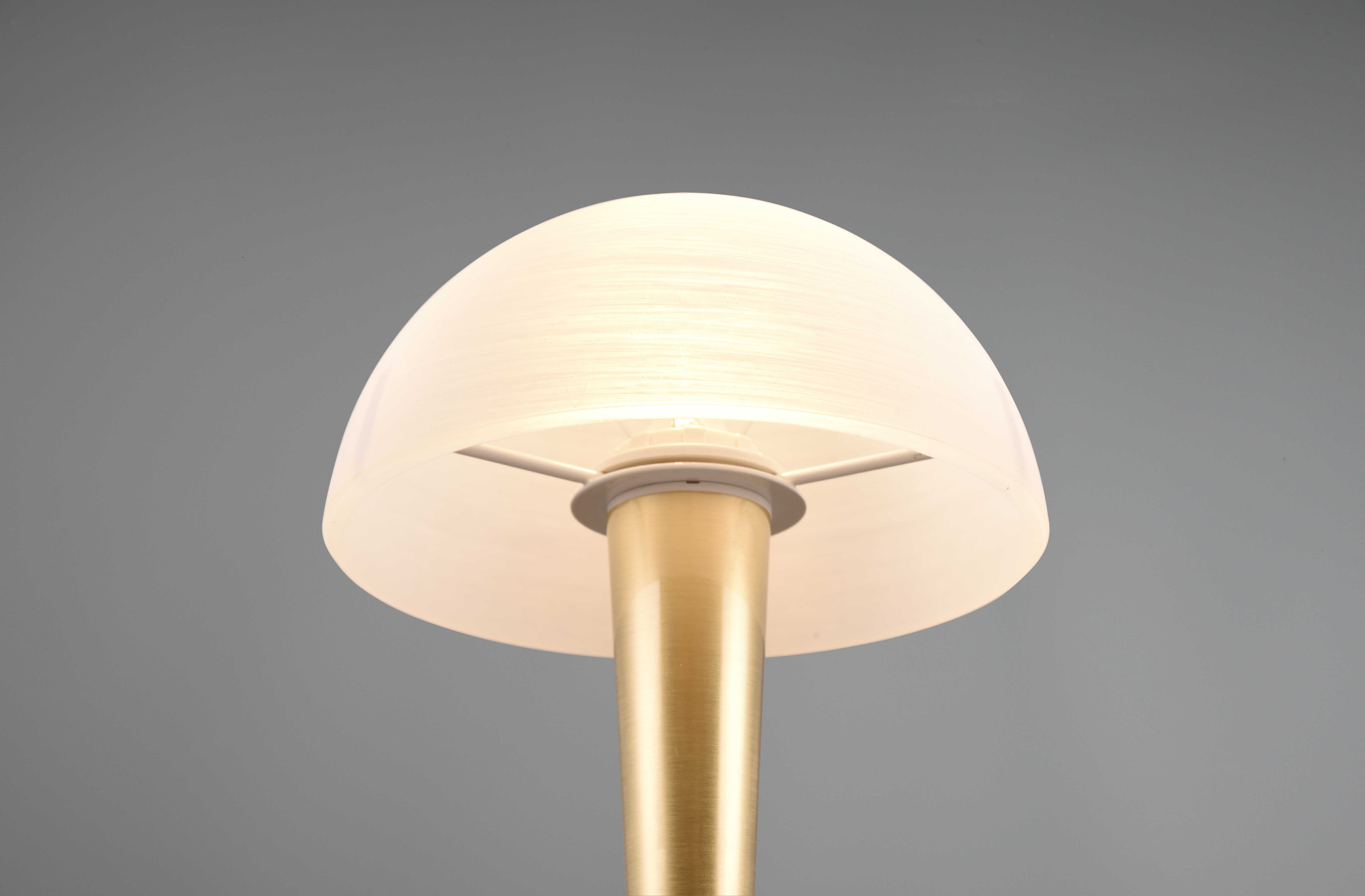 REALITY LED-Tischleuchte Canaria 539869 messing-matt, E14, 4,9 W, 470 lm, 3000 K
