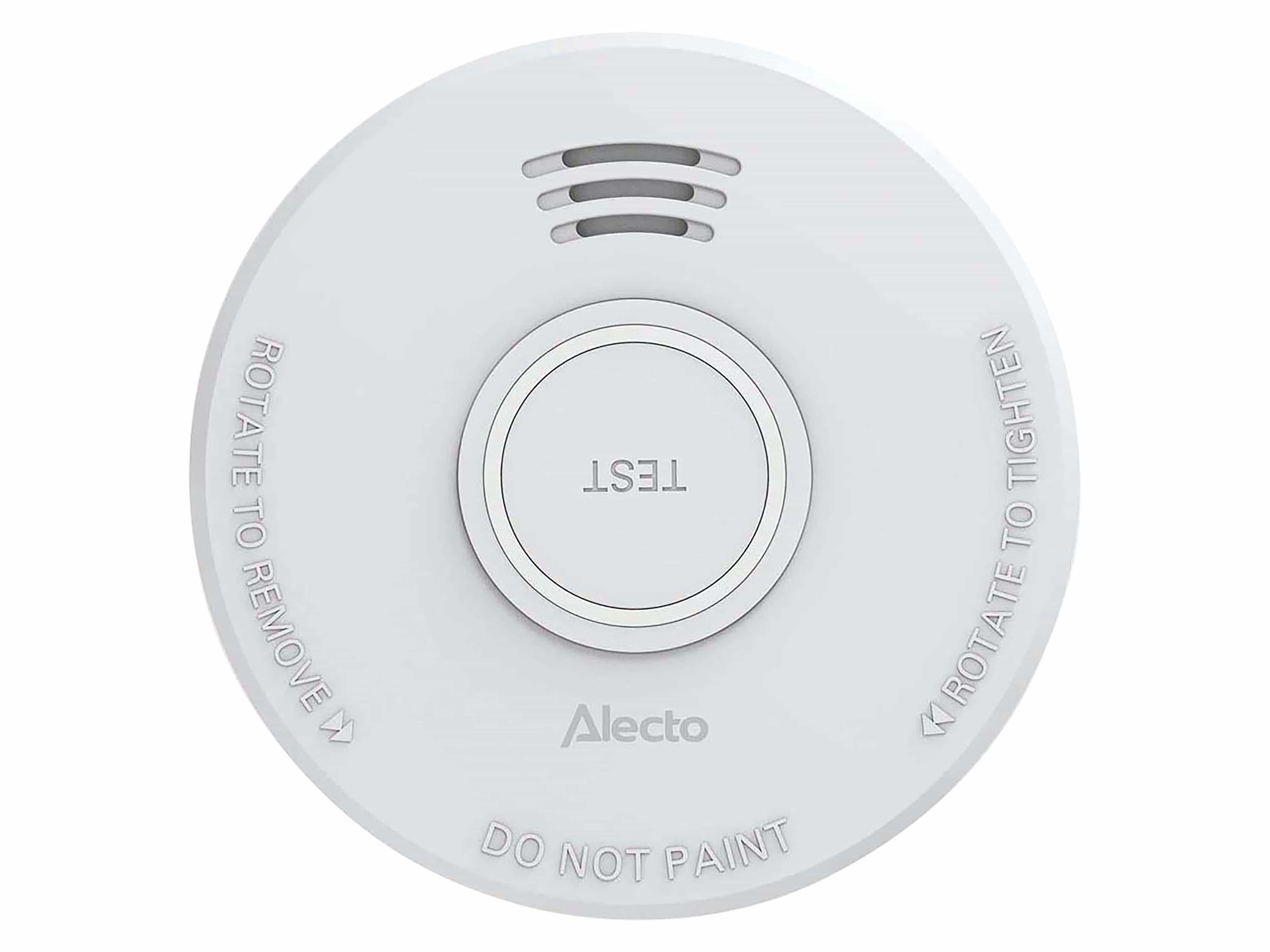 ALECTO Stand-Alone-Rauchmelder SD110, 1-Jahres-Batterie, weiß