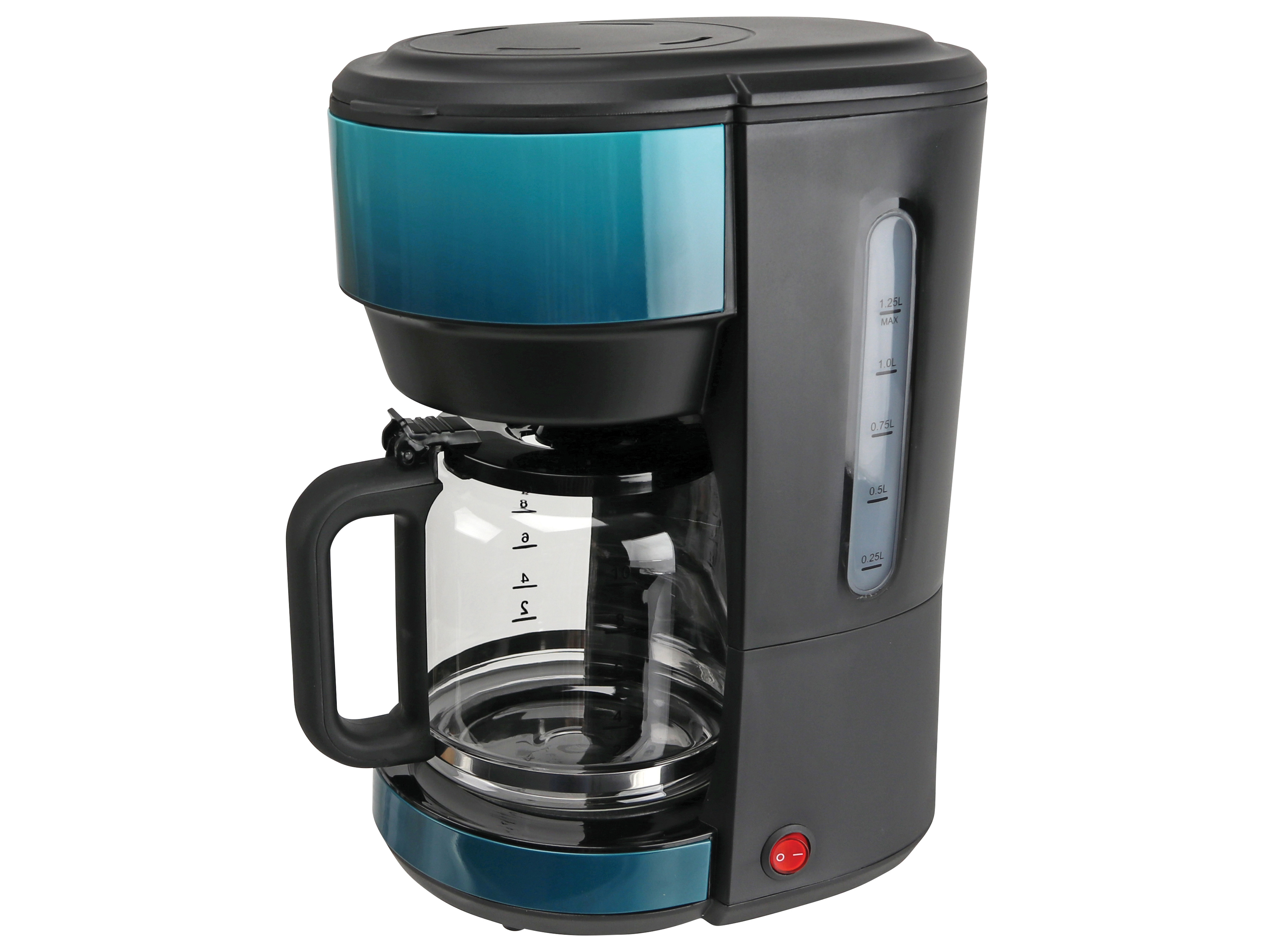 Kaffeemaschine, Ombré, 1000 W, schwarz/blau Kaffeemaschiene, Ombré, 1000 W, schwarz/blau