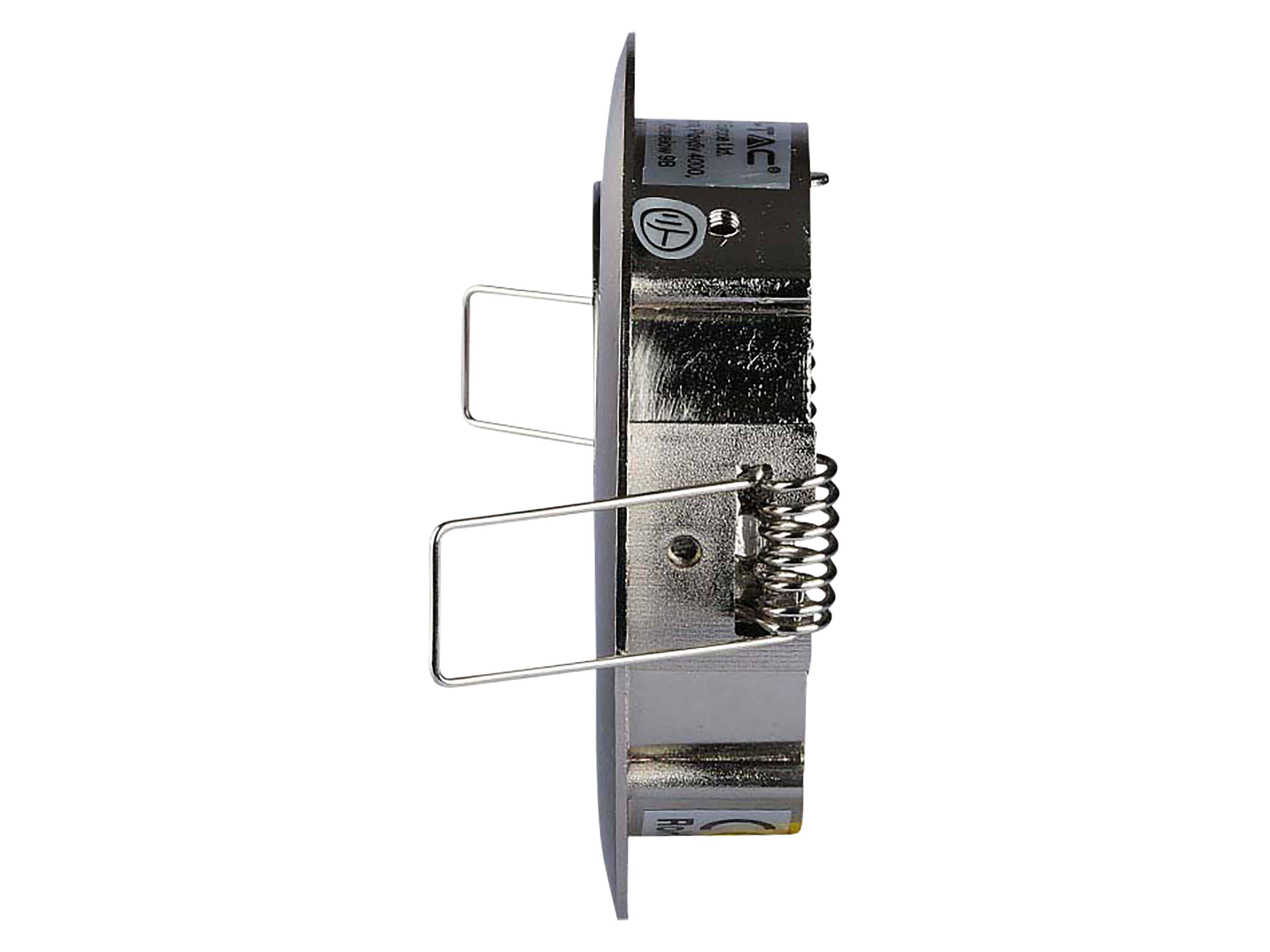 V-TAC Deckeneinbauring, VT3588, nickel/satiniert, MR16, GU10 V-TAC Deckeneinbauring, VT3588, nickel/satiniert, MR16, GU10
