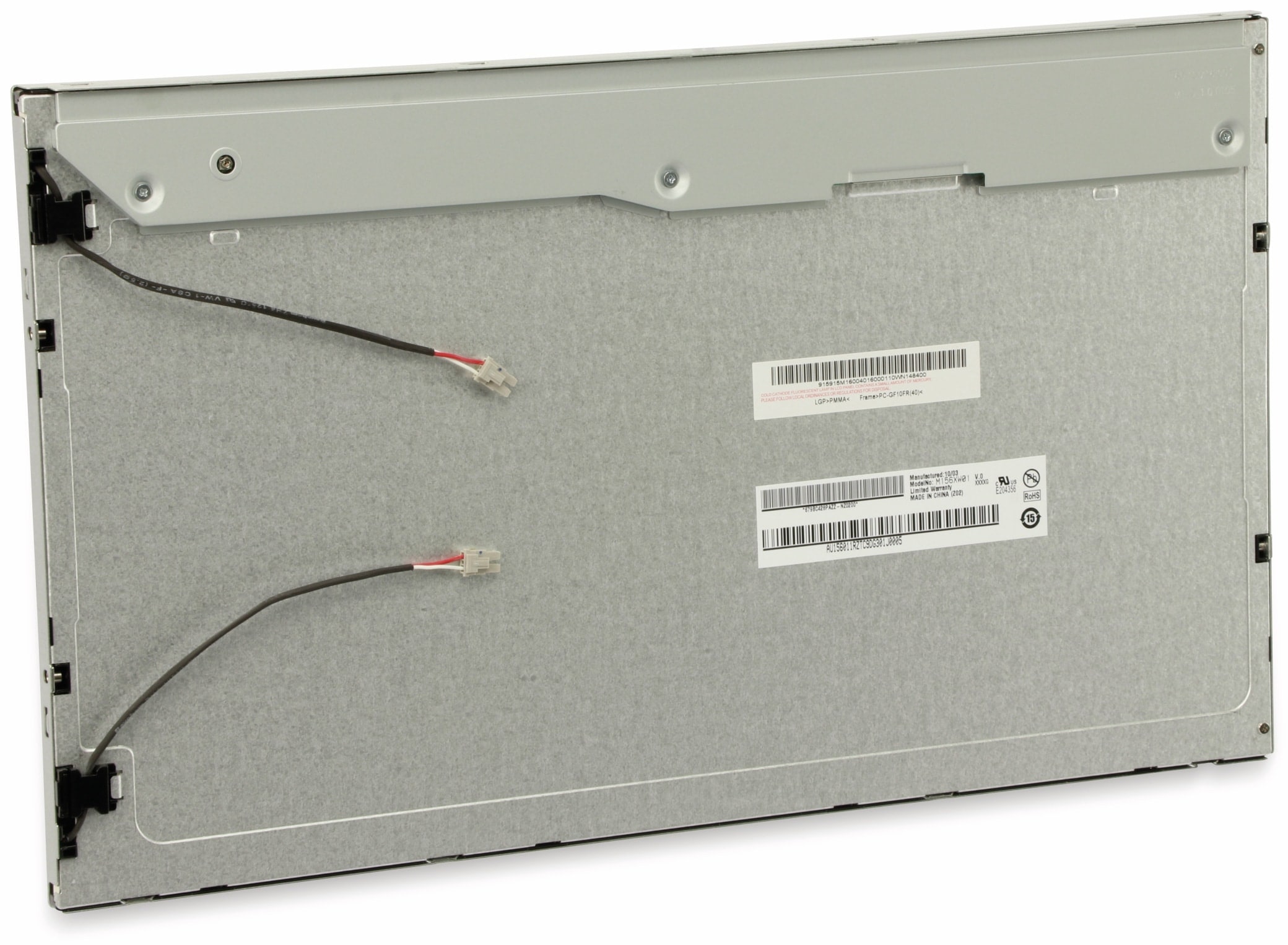 LC-Display, AU Optronics, M156XW01, 15,6", 16:9, LVDS