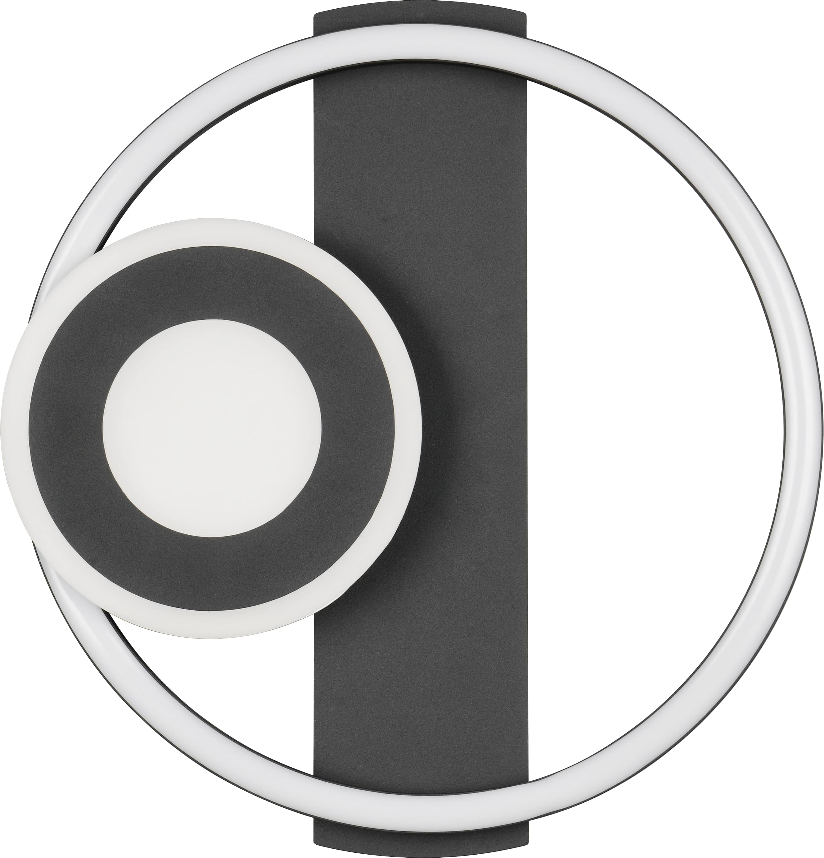 REALITY LED-Deckenleuchte HORUS, R63671132, 22W, 2500lm, 3000K, schwarz