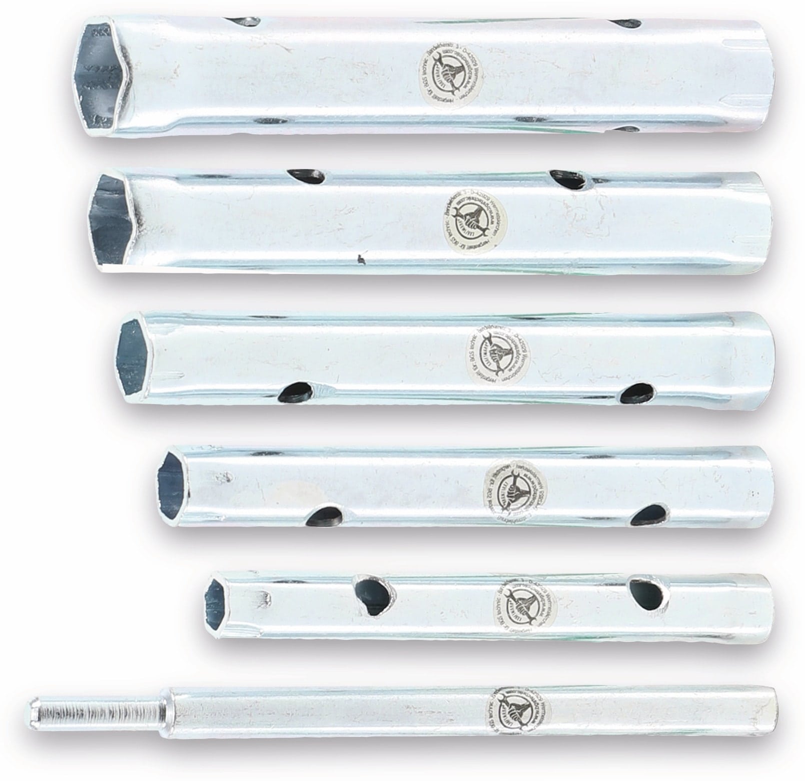 BGS TECHNIC Rohr-Steckschlüssel-Satz 85814, verchromt, 6-tlg BGS TECHNIC Rohr-Steckschlüssel-Satz 85814, verchromt, 6-tlg