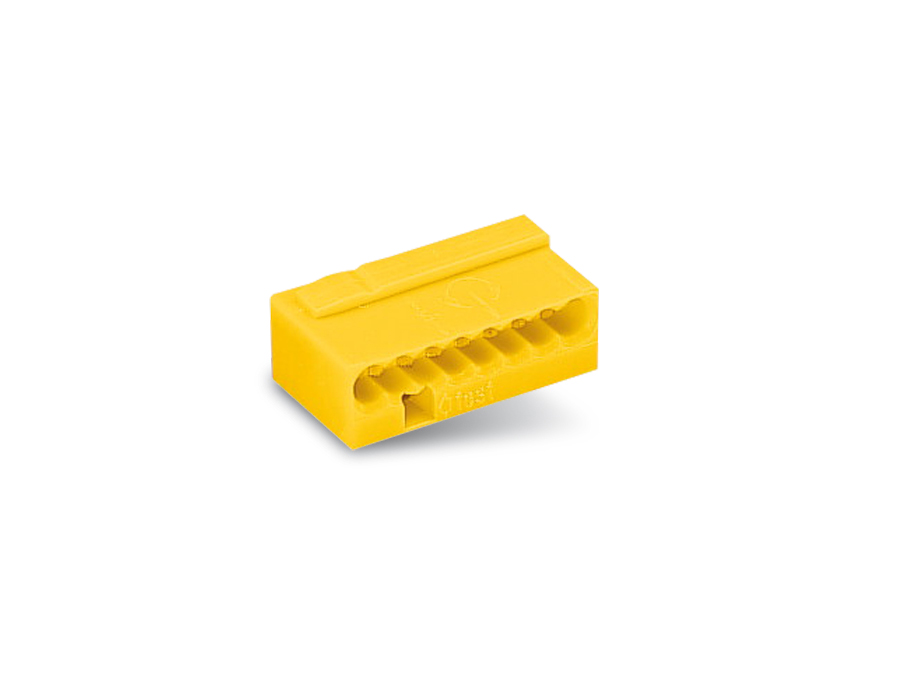 WAGO Micro-Steckklemmen 243-508, 8-polig, gelb