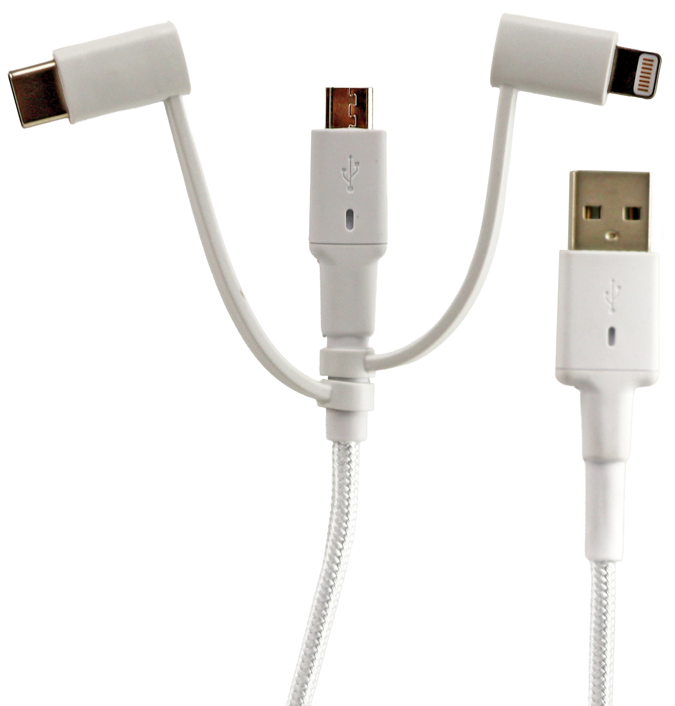 Lade-und Datenkabel SKKH 2 D2-WH-2020, USB2.0Kabel Typ A auf Micro USB-Stecker