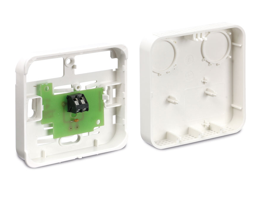 Raumtemperaturfühler mit Sensor PT1000, 84,5x84,5x25 mm