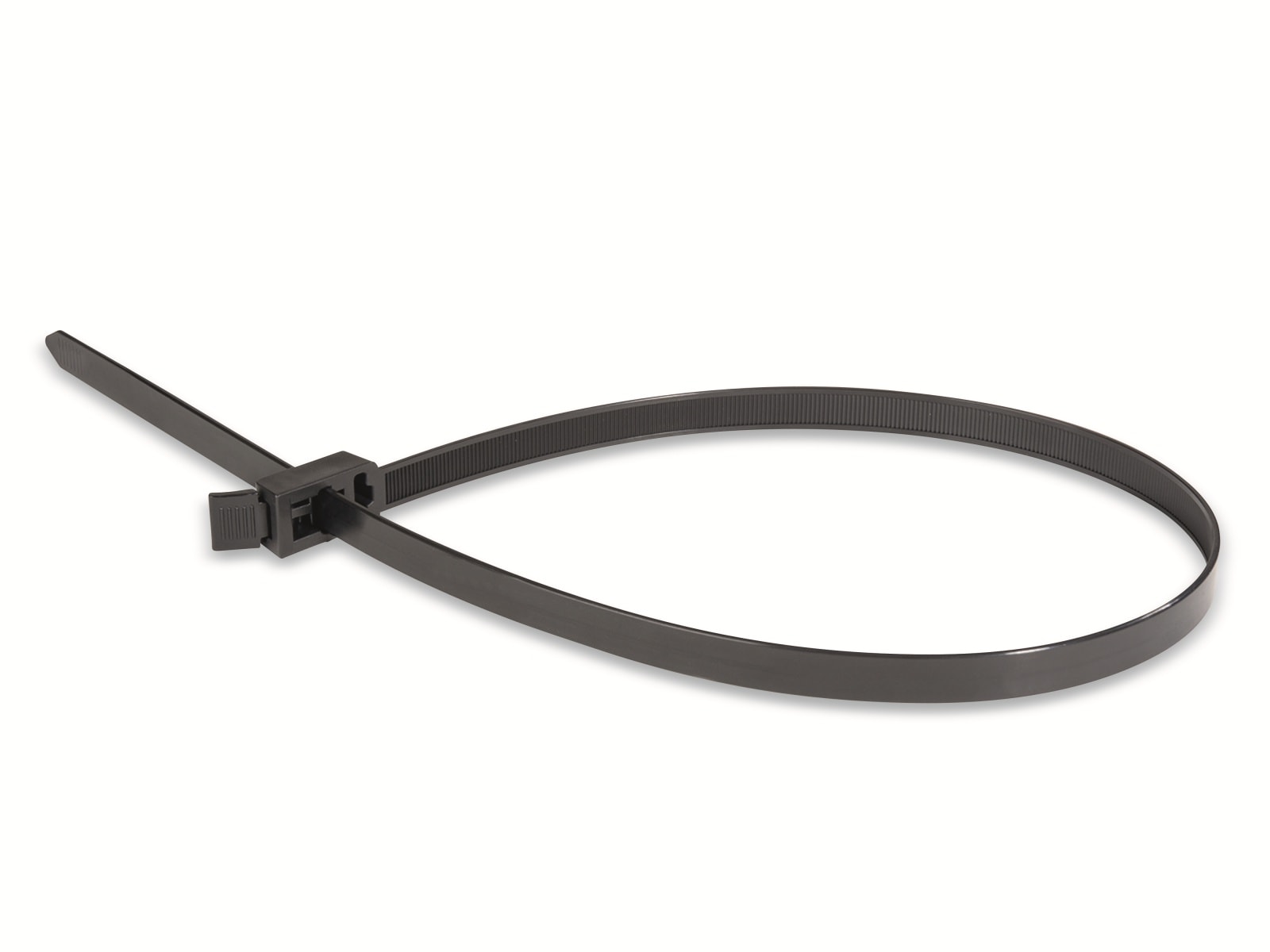 HELLERMANNTYTON Kabelbinder lösbar, 115-00030, 750x13, SpeedyTie®, schwarz, 5 Stück