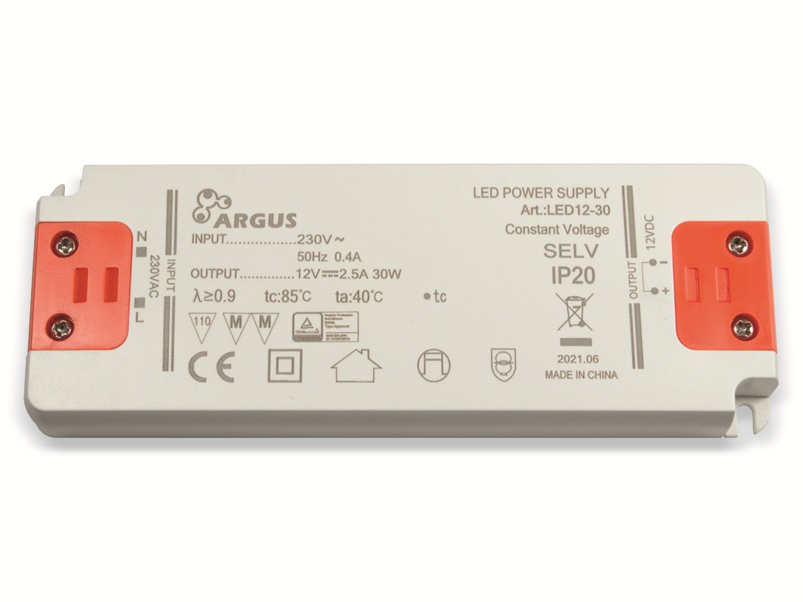 INTER-TECH LED-Netzteil LED 12V-/30 W INTER-TECH LED-Netzteil LED 12V-/30 W
