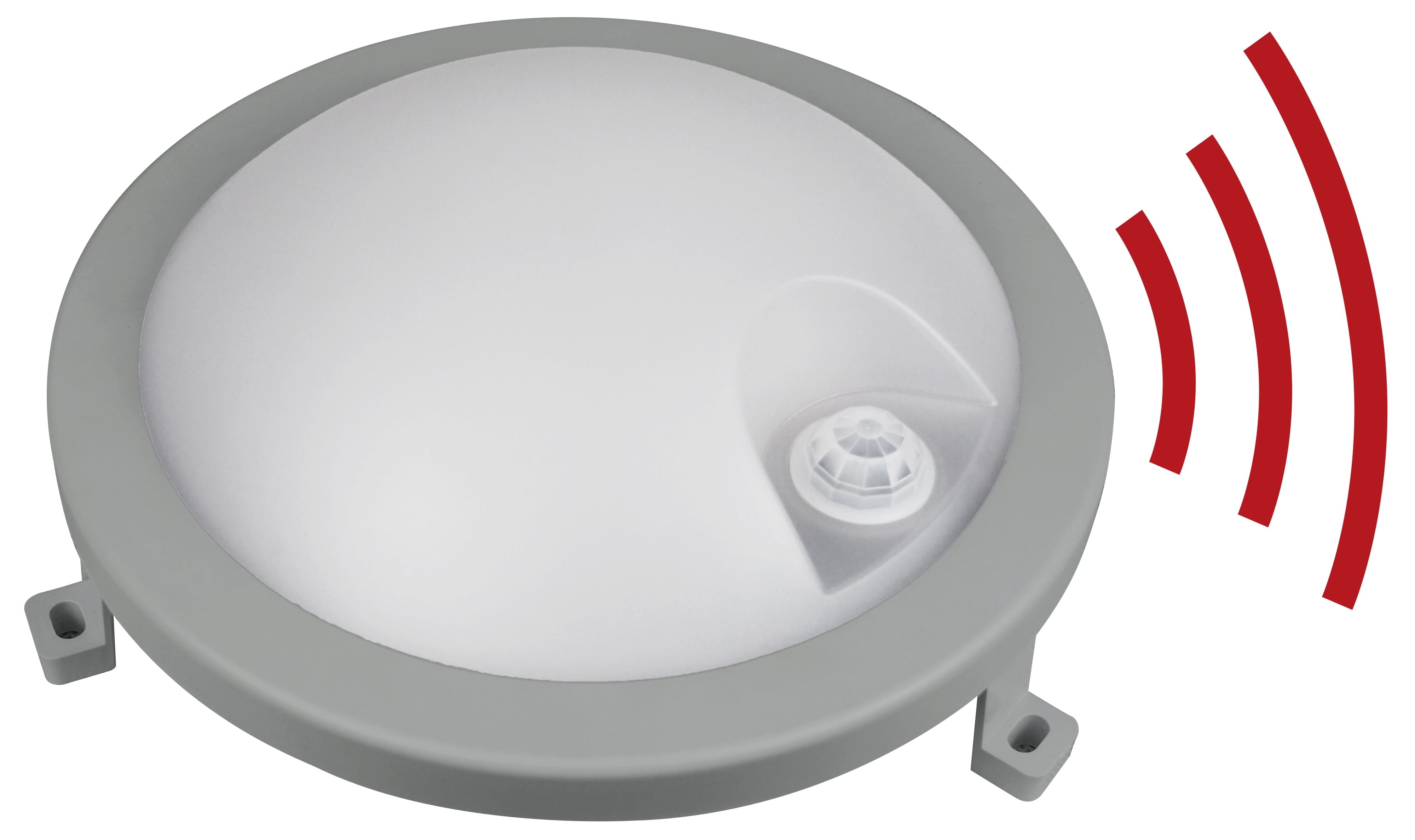 BLULAXA LED-Rund-Leuchte Basis Fix, IR-Sensor, 12W, 1200lm, 4000K, IP54