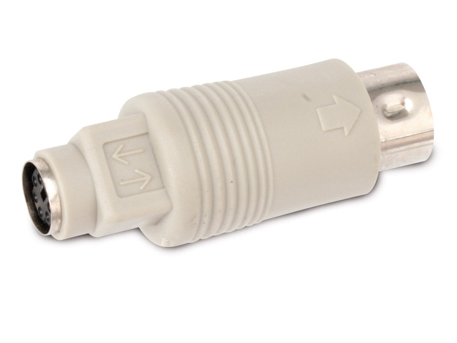S-IMPULS Tastatur-Adapter, DIN-Stecker auf PS/2-Kupplung S-IMPULS Tastatur-Adapter, DIN-Stecker auf PS/2-Kupplung