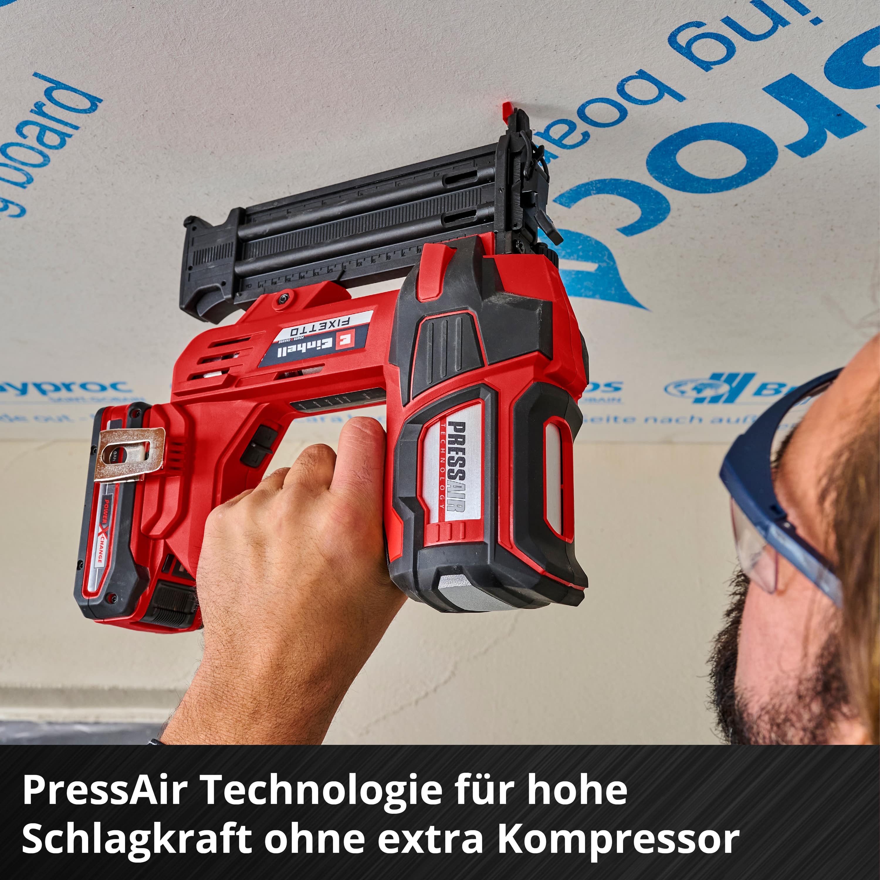 EINHELL PROFESSIONAL Akku-Nagler Fixetto 18/50 N, Solo + Systemkoffer E-Case S-F EINHELL PROFESSIONAL Akku-Nagler Fixetto 18/50 N, Solo + E-Box Koffer S-F