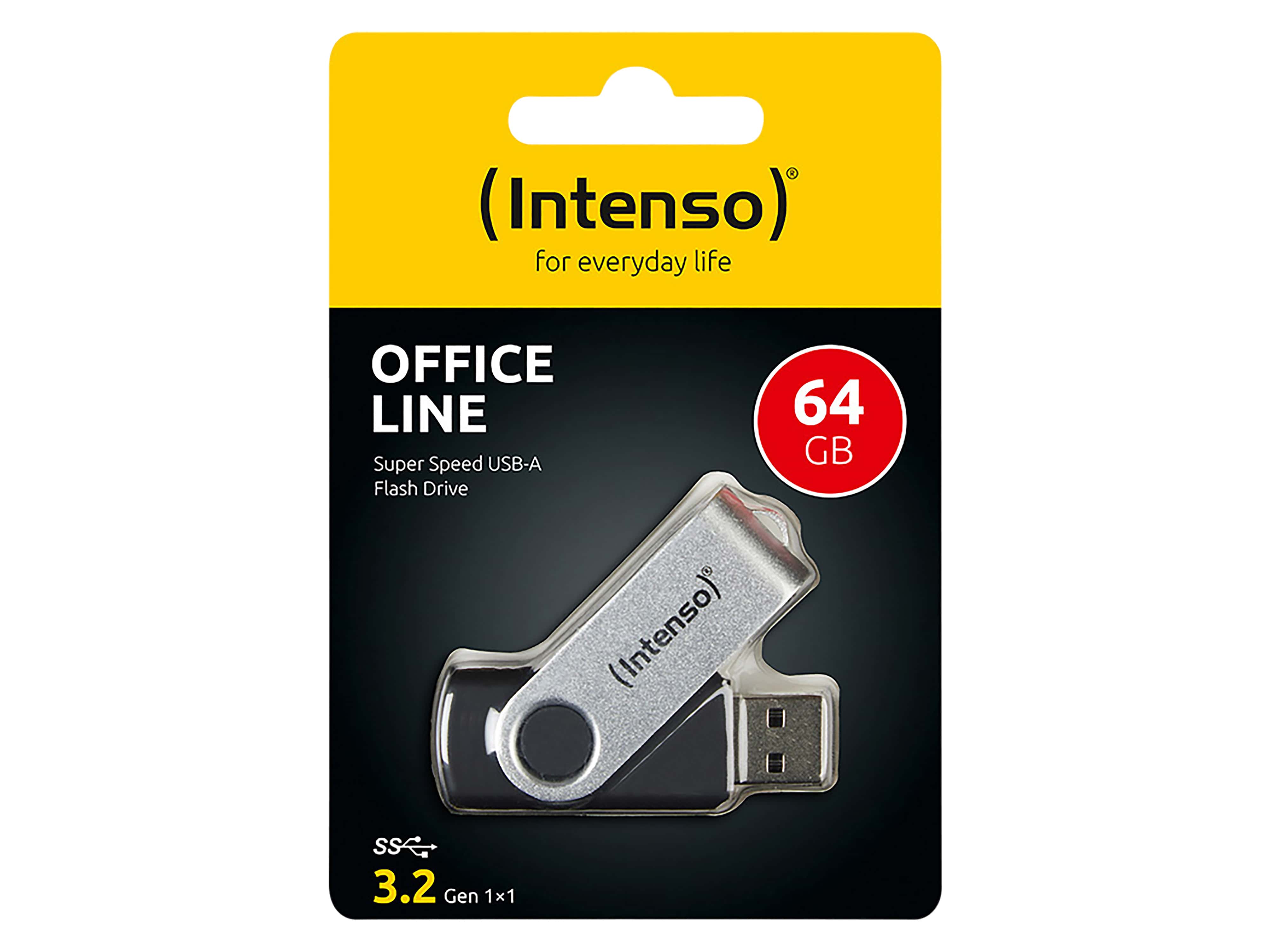 INTENSO USB-Stick Office Line 3543490 USB 3.2 64GB INTENSO USB-Stick Office Line 3543490 USB 3.2 64GB