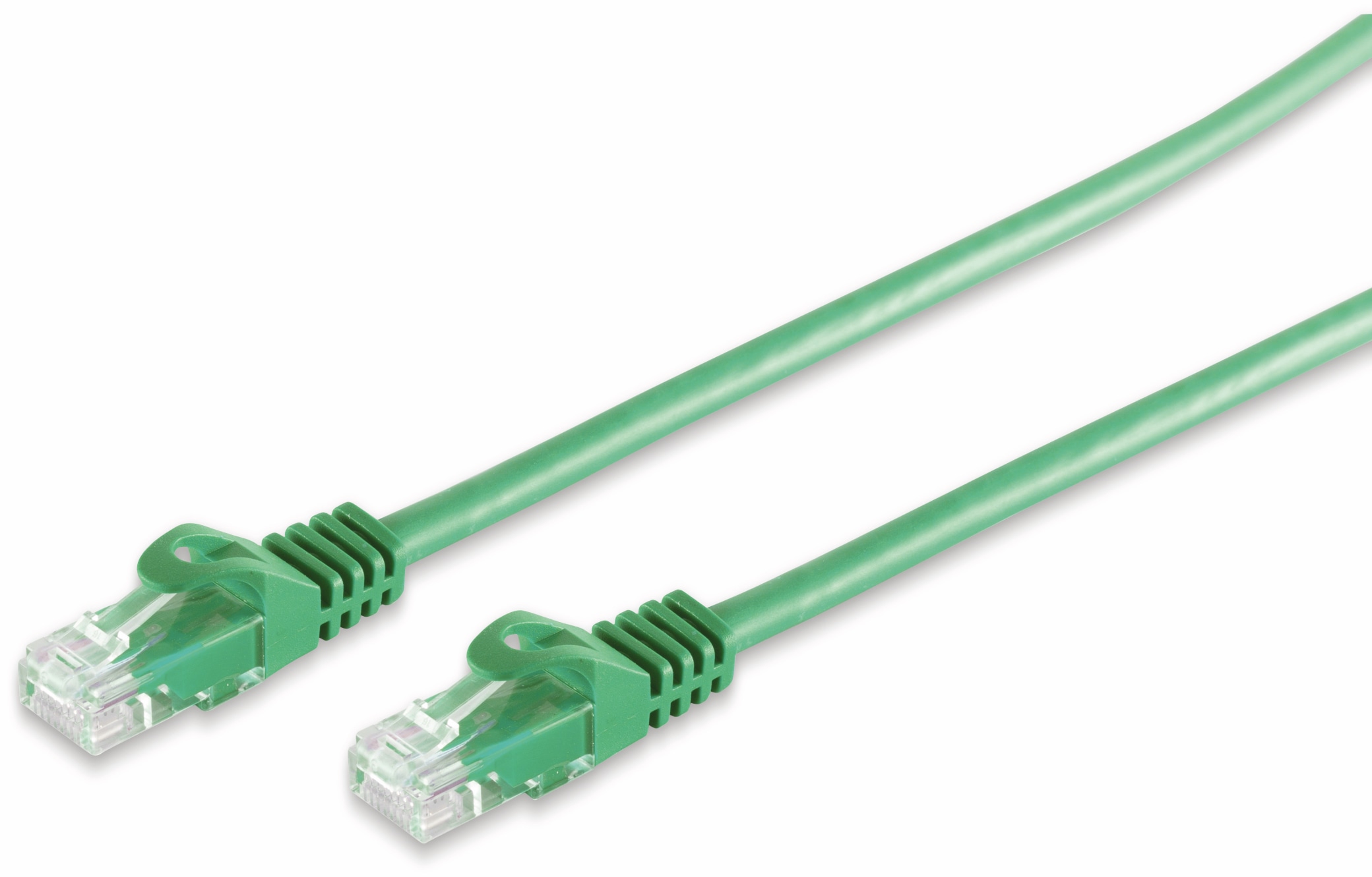 S-IMPULS RJ45 Patchkabel CAT 7 Rohkabel U/UTP, grün, 7,5 m