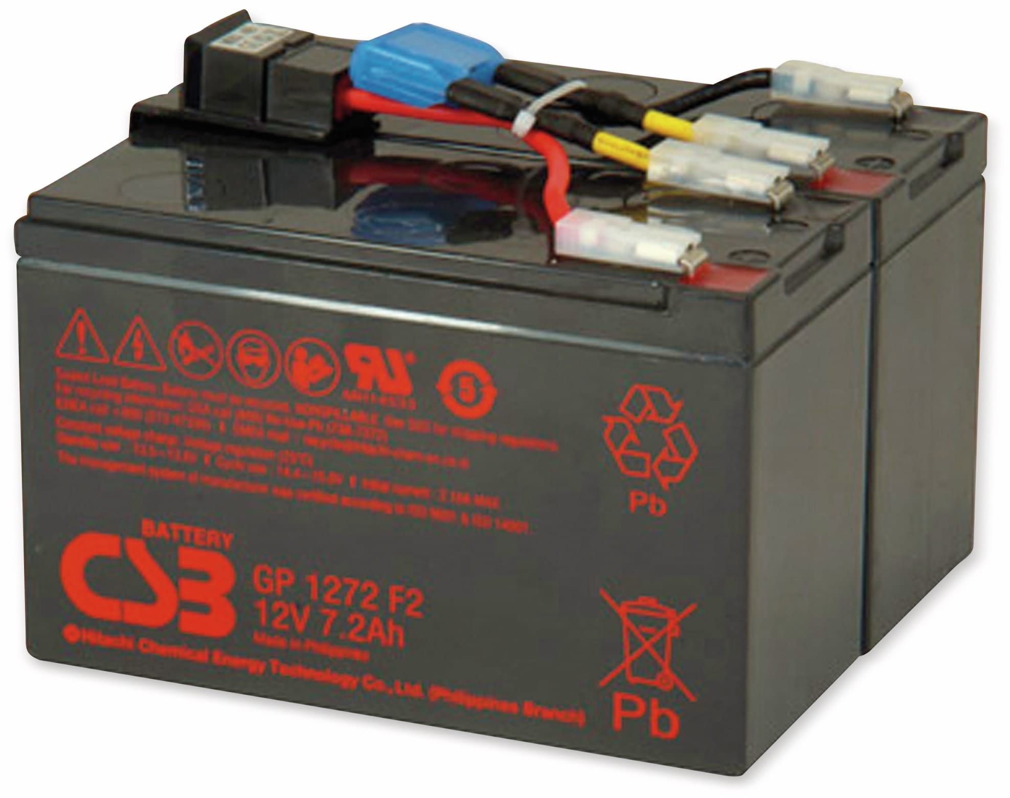 Blei-Akkumulator, 24 V-, 7,2 Ah, geeignet für APC RBC48