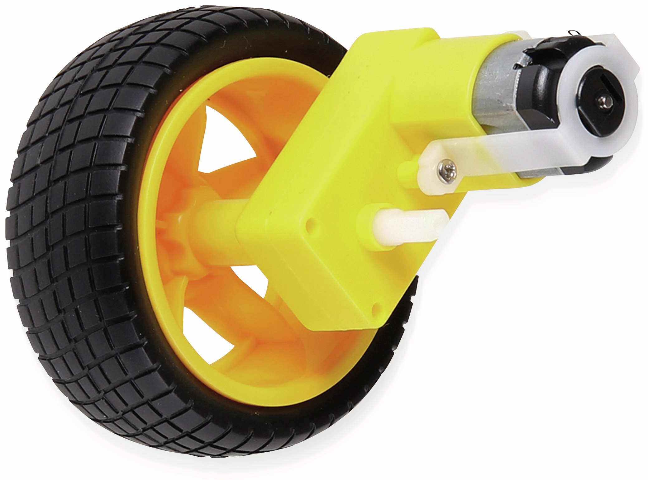 JOY-IT Getriebemotor mit Rad. 90° Version