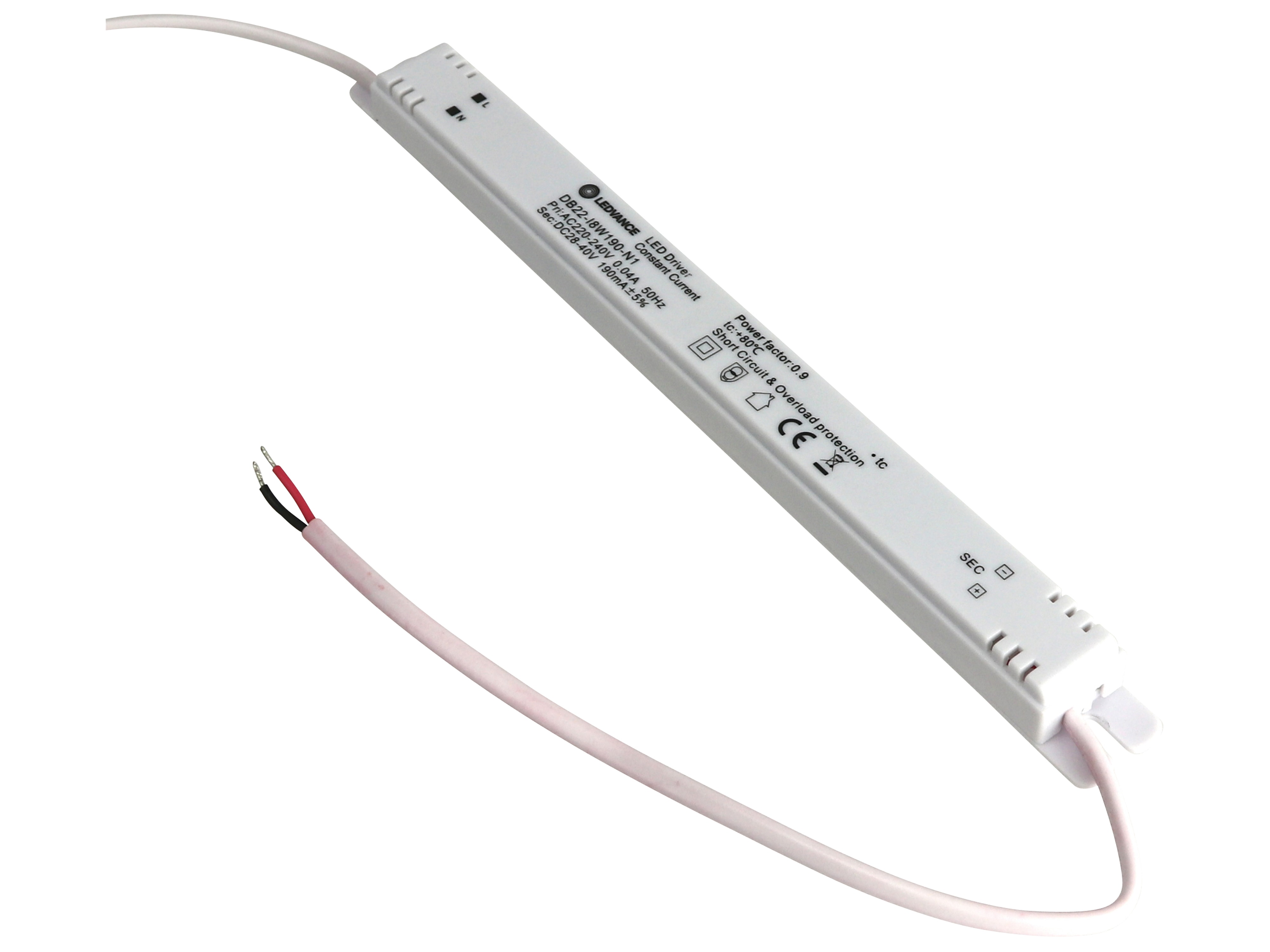 LEDVANCE LED-Schaltnetzteil DB22-18W190-N1, 7,6 W LEDVANCE LED-Schaltnetzteil DB22-18W190-N1, 7,6 W