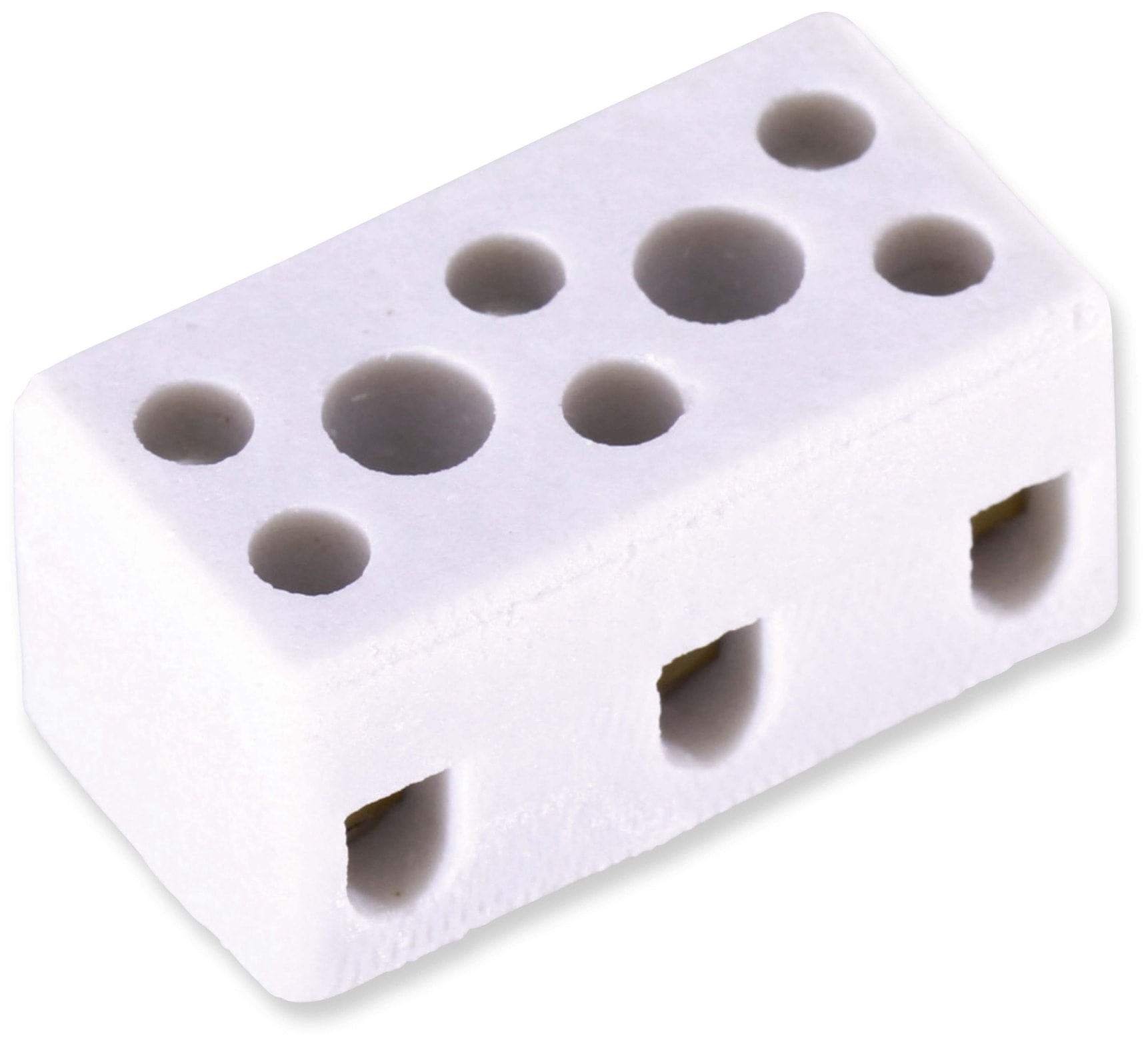 BLANKO Porzellan-Klemme, 3-polig BLANKO Porzellan-Klemme, 3-polig