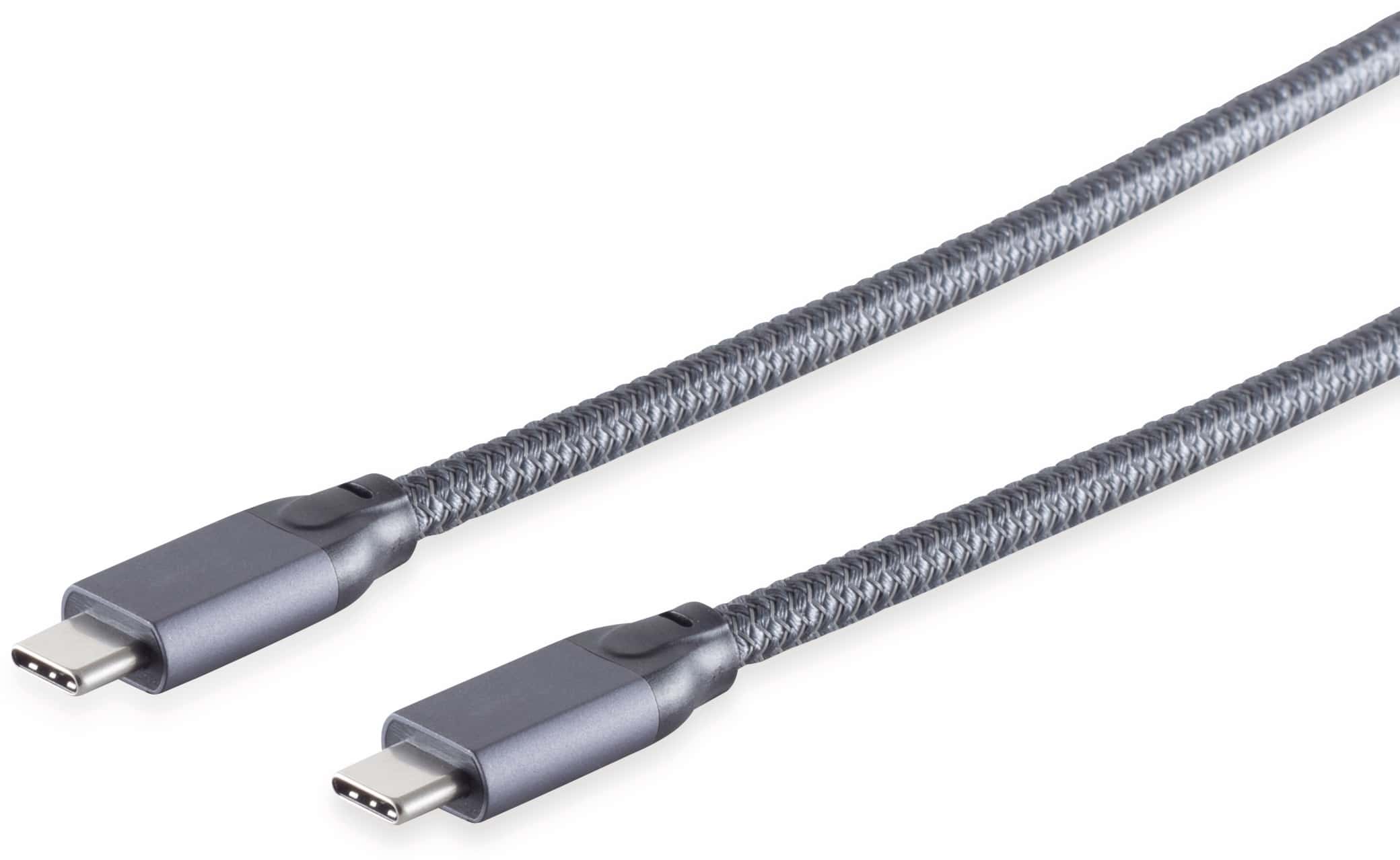 S-IMPULS USB 3.2 Gen 2x2 Type-C Kabel, 100 W, 4K, 2,0 m S-IMPULS USB 3.2 Gen 2x2 Type-C Kabel, 100 W, 4K, 2,0 m