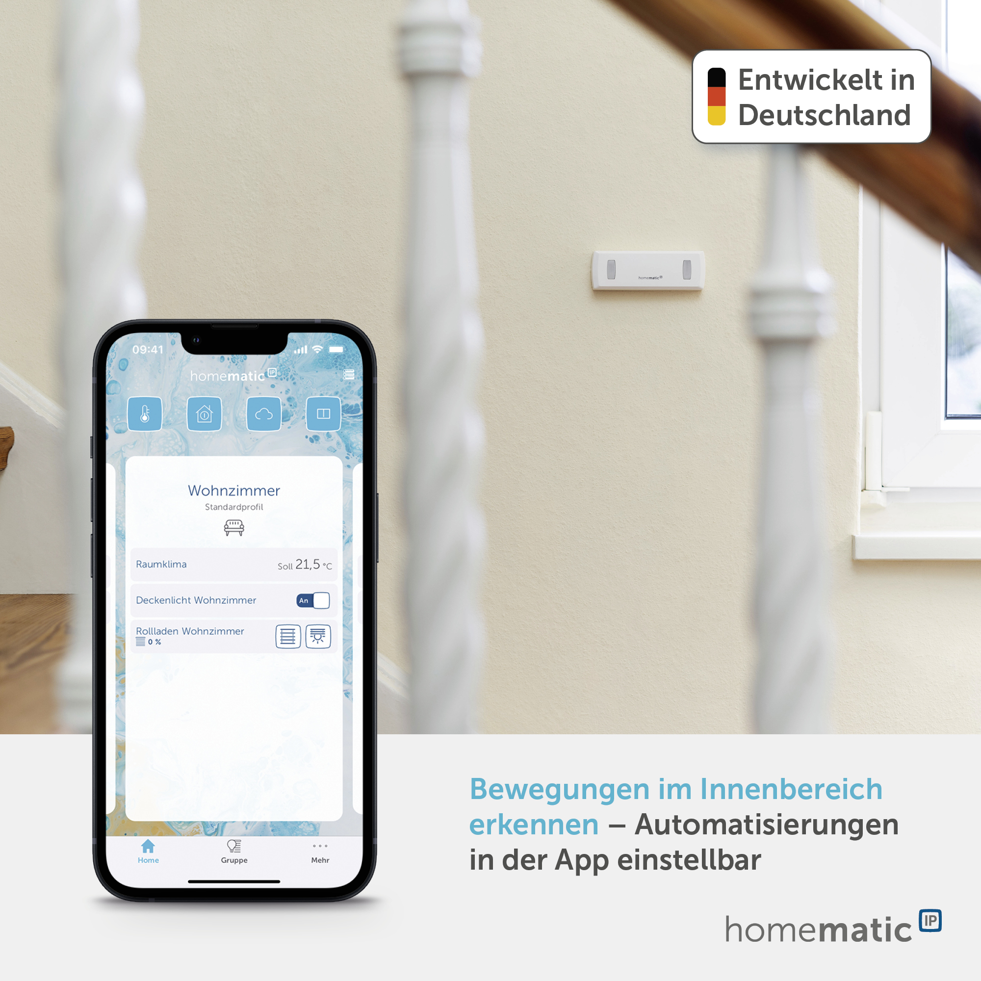 HOMEMATIC IP Smart Home 151159A0, Durchgangssensor mit Richtungserkennung