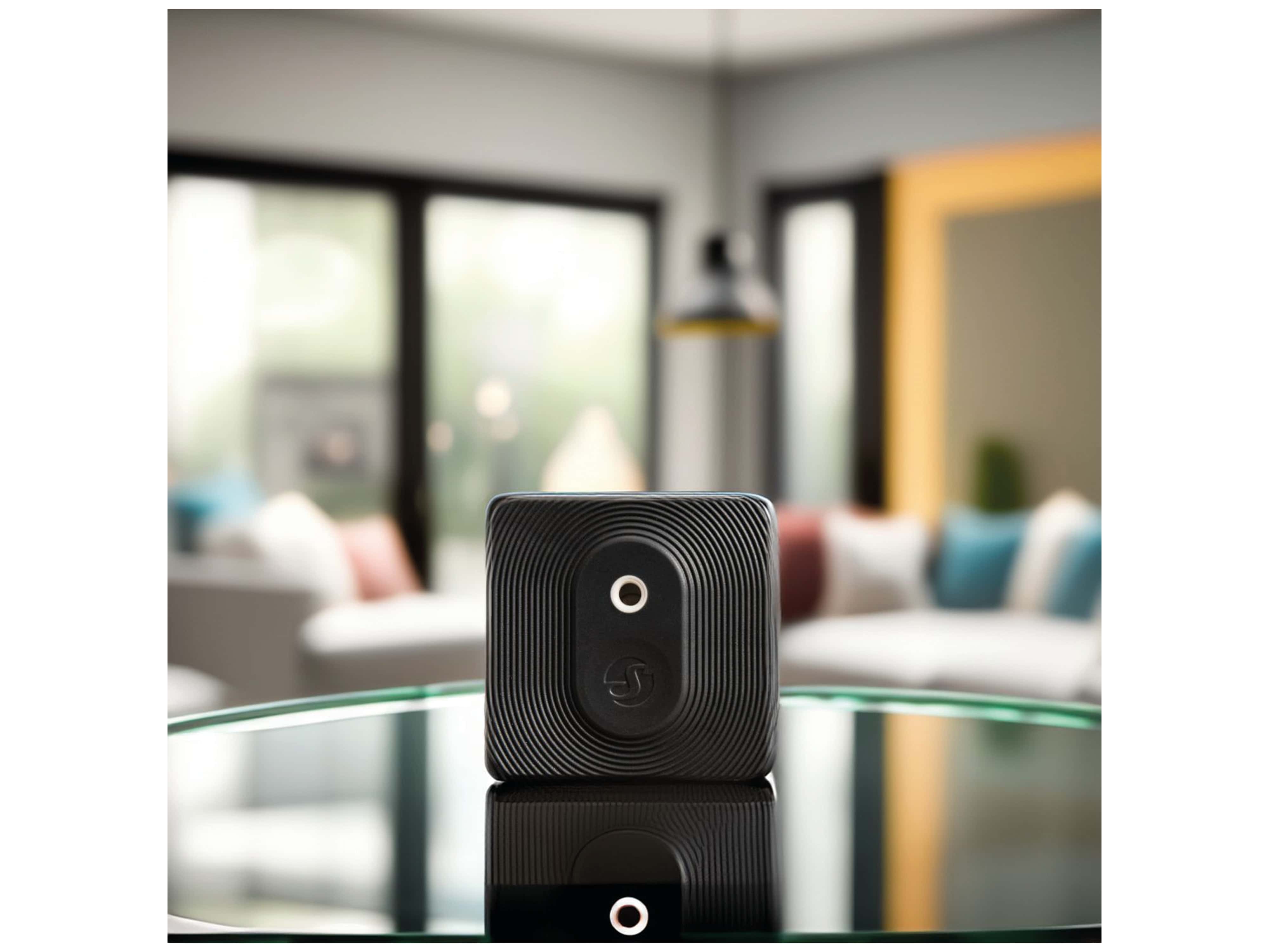 SHELLY Temperatur- u. Feuchtigkeitssensor Blu H&T Black, BT, Plug&Play