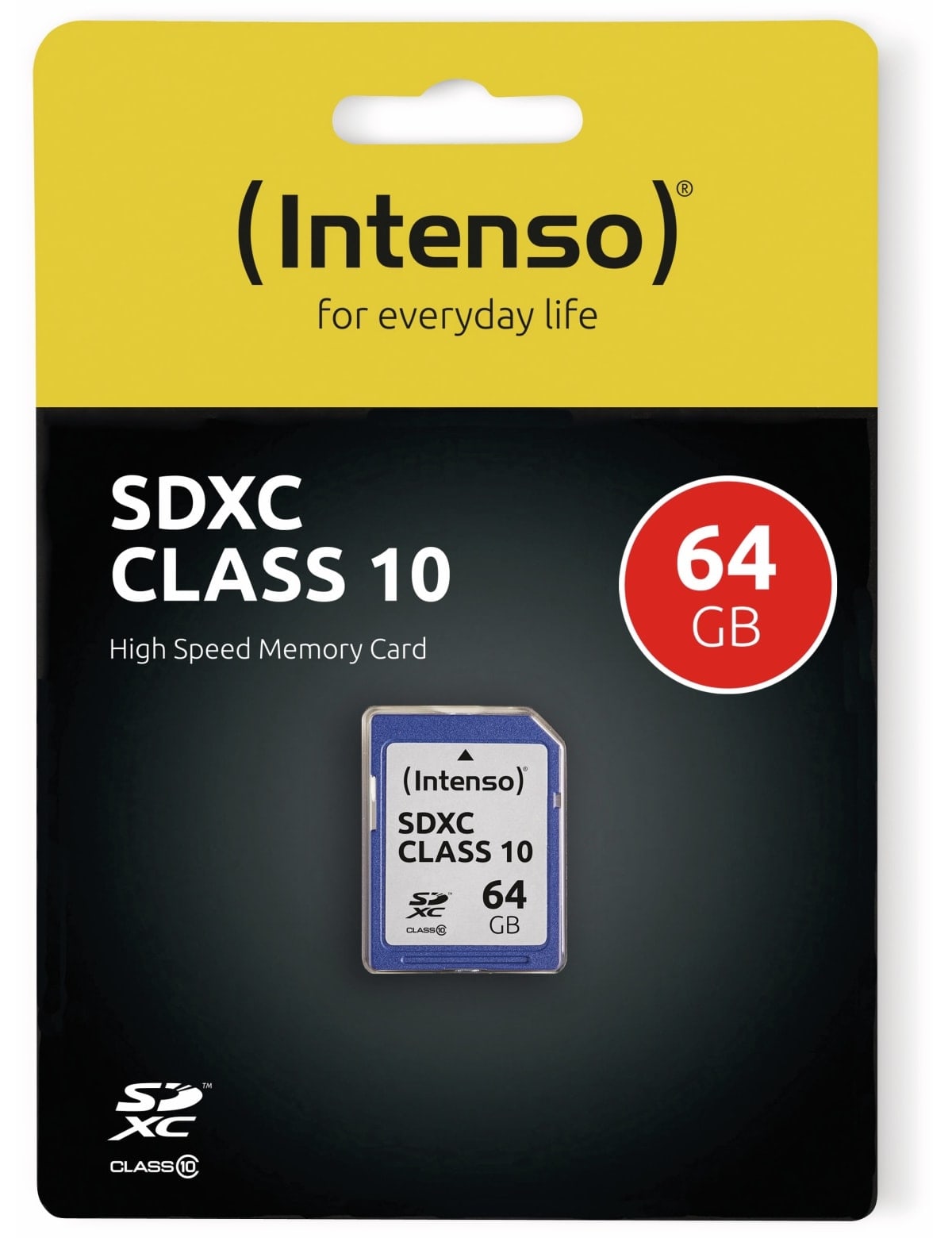 INTENSO SDXC Card 3411490, 64 GB, Class 10 INTENSO SDXC Card 3411490, 64 GB, Class 10