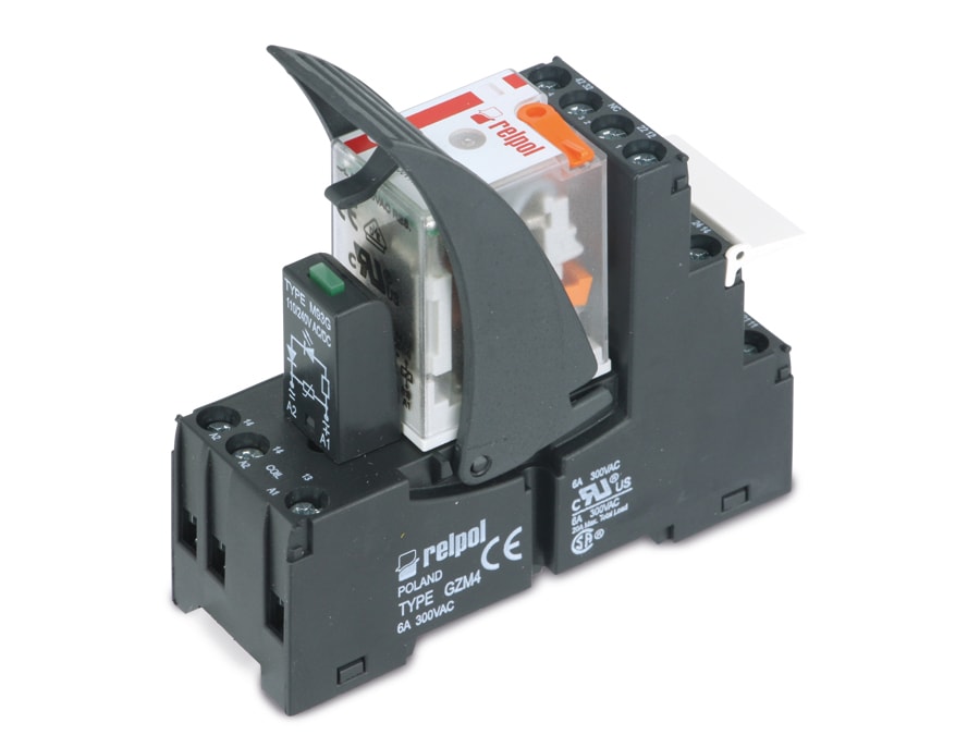 RELPOL Relaisbaustein GZM4, 230 V~ RELPOL Relaisbaustein GZM4, 230 V~