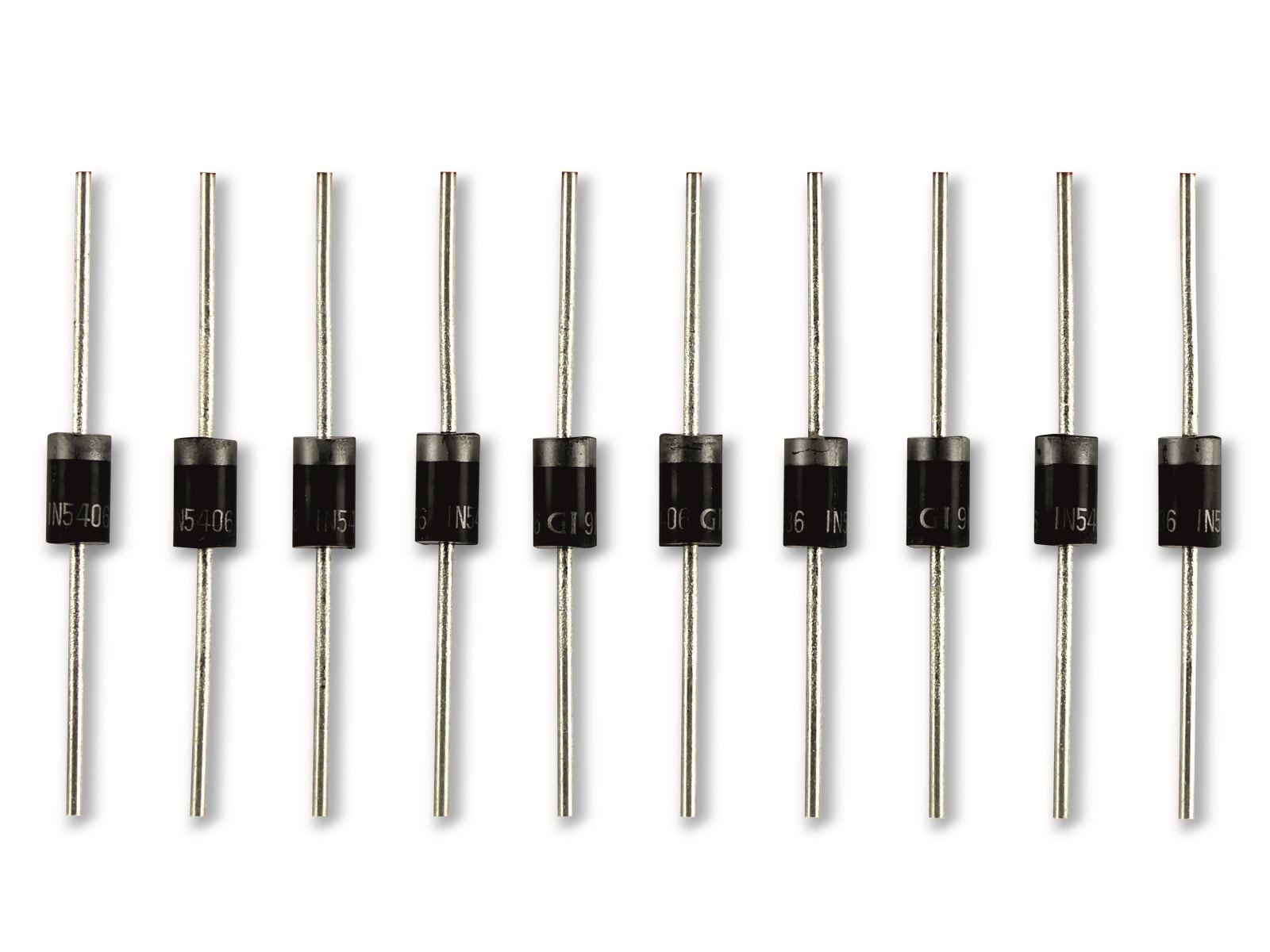 Dioden 1N5406, Packung mit 10 Stück