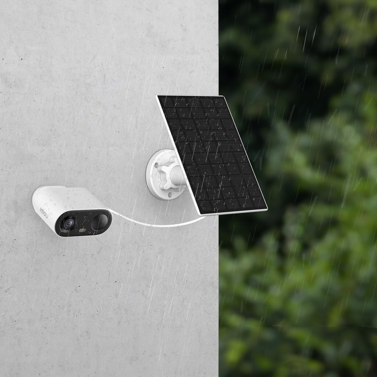 IMOU Überwachungskamera Cell Go Full-Color Kit mit Solarpanel, außen, weiß