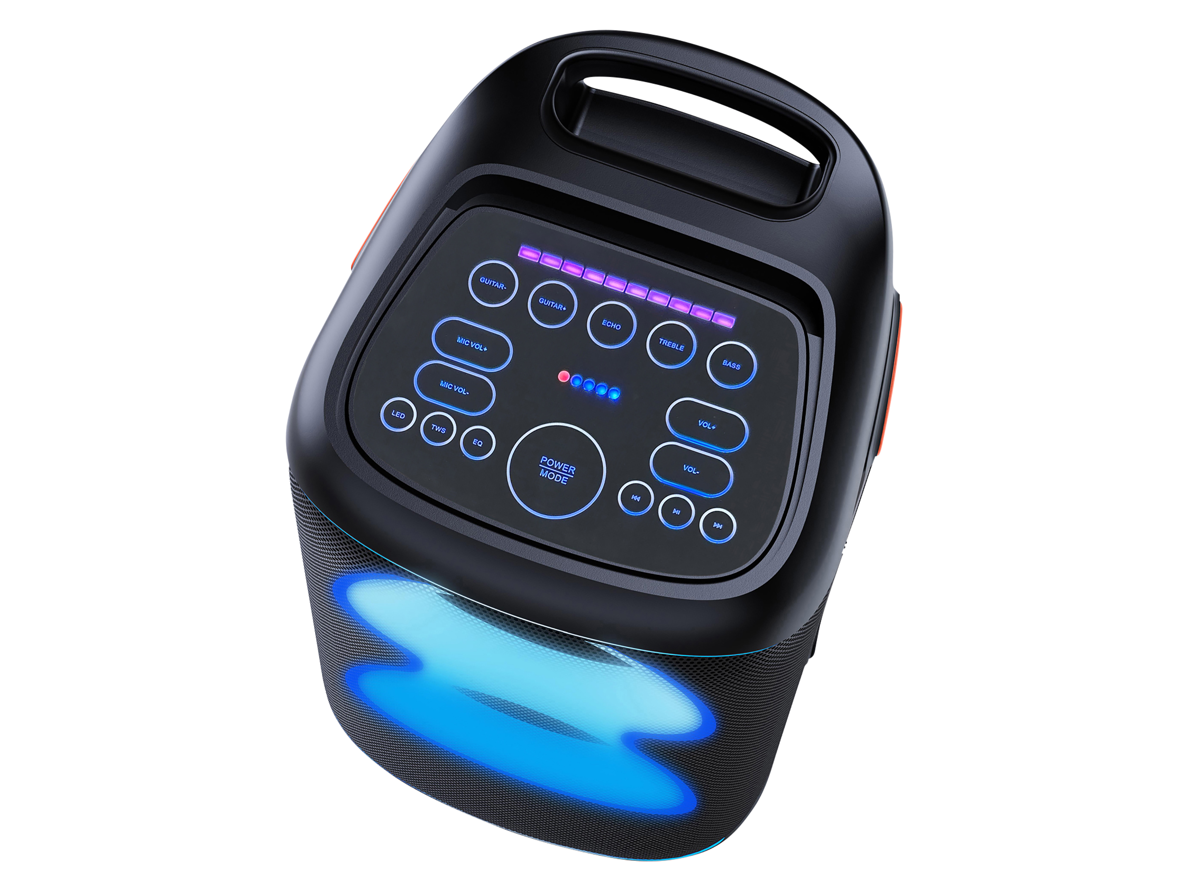 DENVER Bluetooth Lautsprecher BPS-370, 100 W, mit Licht-Animation Bluetooth Lautsprecher DENVER BPS-370, 100 W, mit Licht-Animation