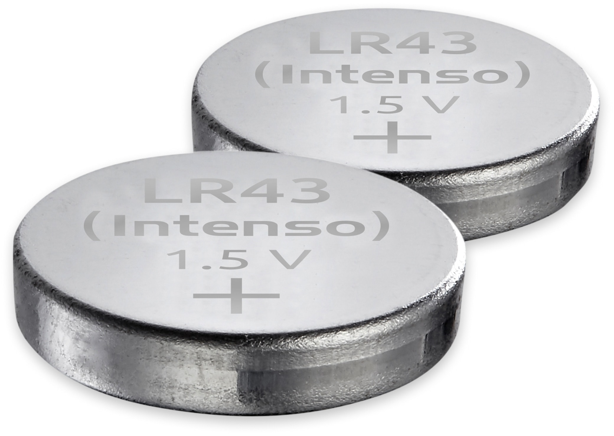 INTENSO Alkaline-Knopfzelle LR43, 2 Stück INTENSO Alkaline-Knopfzelle LR43, 2 Stück