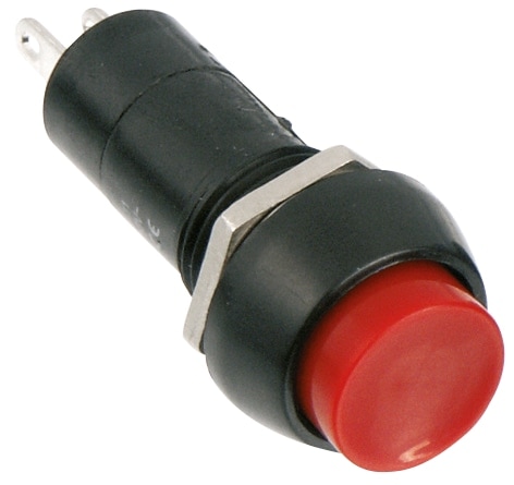 Einbau-Drucktaster PBS-11B, rund, Schließer, rot Einbau-Drucktaster PBS-11B, rund, Schließer, rot