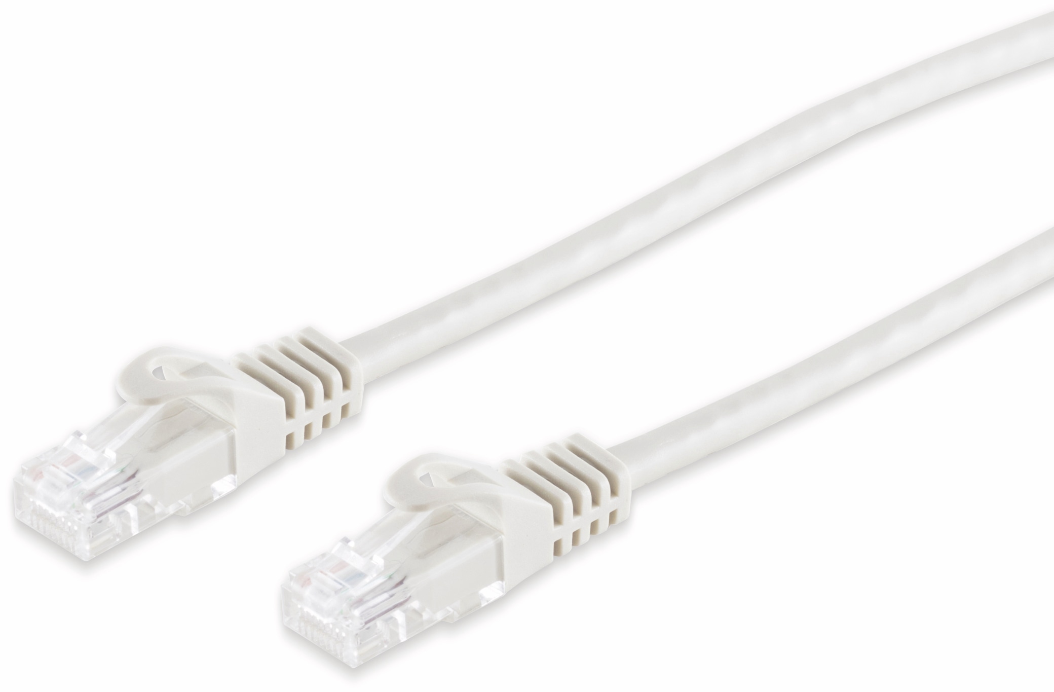 S-IMPULS RJ45 Patchkabel CAT 7 Rohkabel U/UTP, weiß, 0,25 m