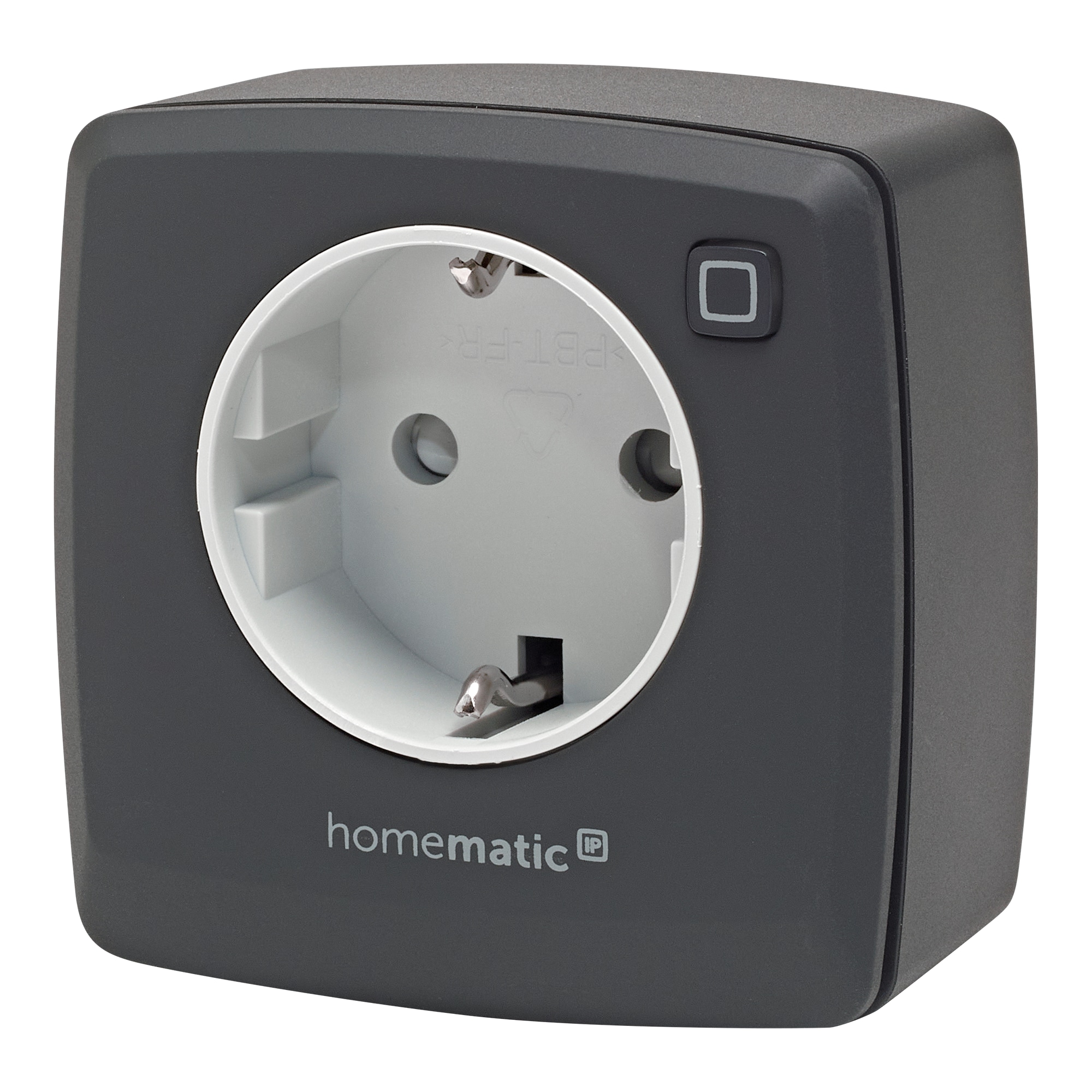 HOMEMATIC IP 161621A0, Dimmer-Steckdose, Phasenabschnitt, anthrazit
