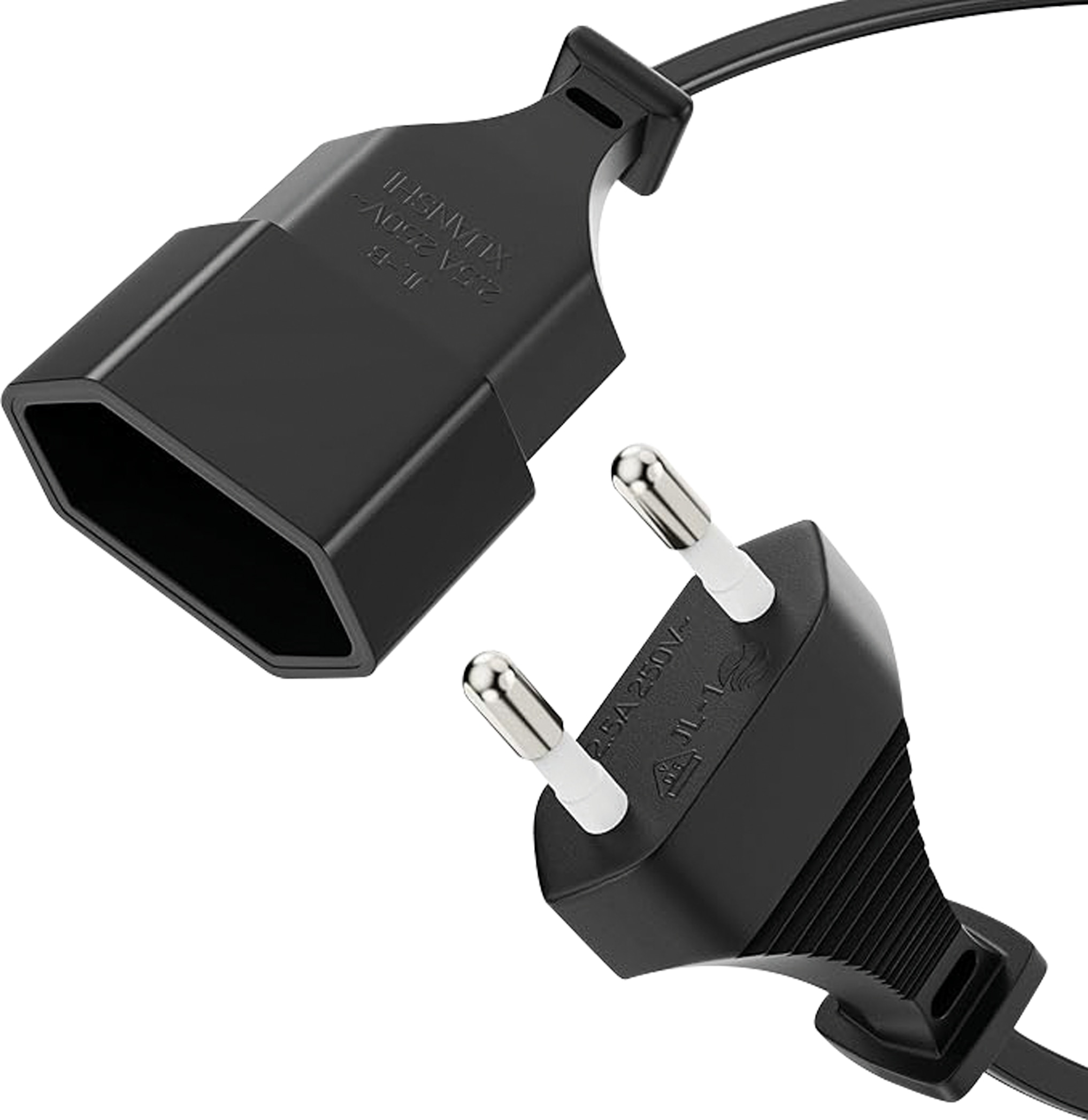 SONERO Netzkabel Verlängerung, X-ESG-ESB-050B, gerade, schwarz, 5m SONERO Netzkabel Verlängerung, X-ESG-ESB-050B, gerade, schwarz, 5m