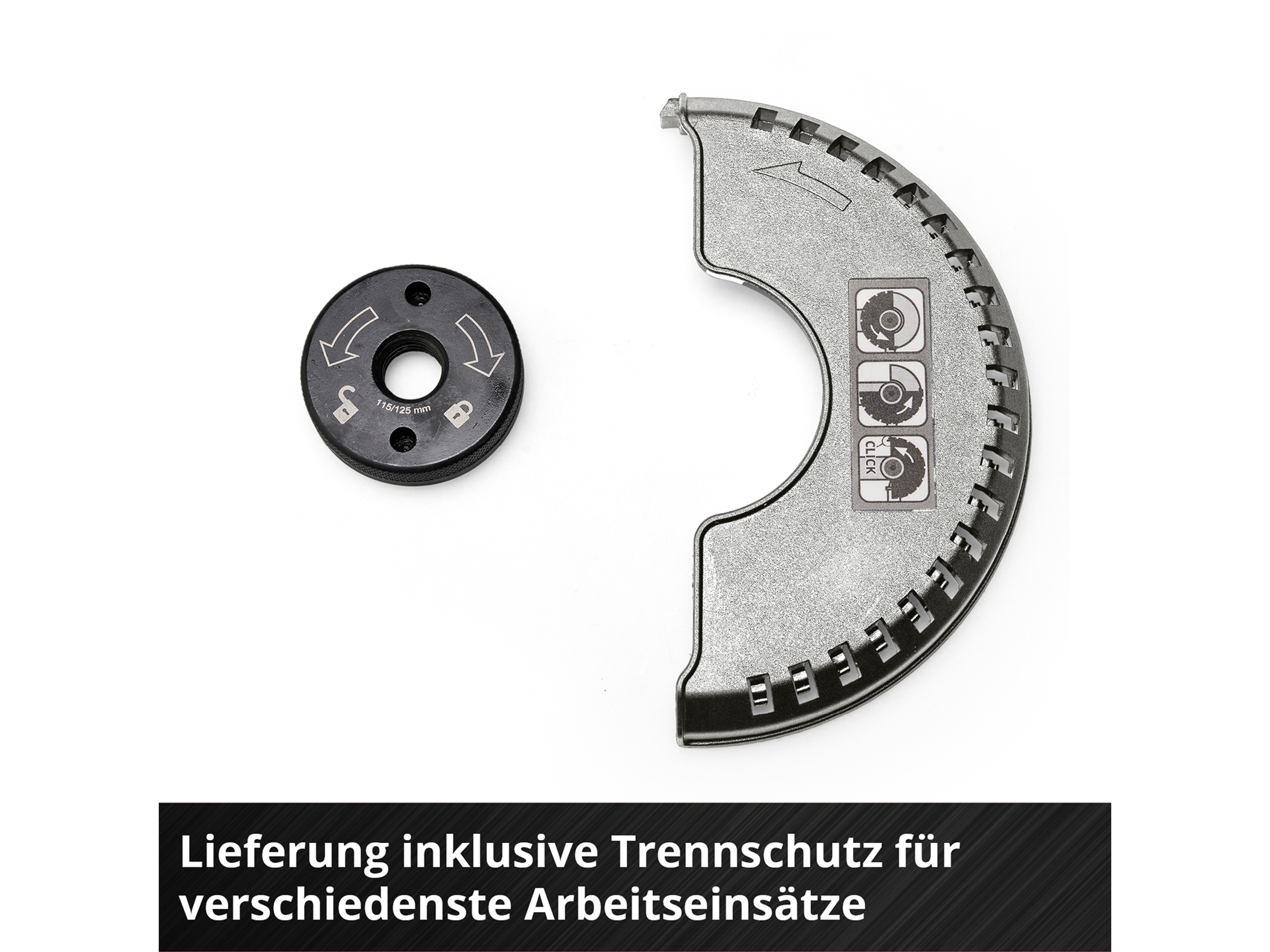 EINHELL Akku-Winkelschleifer TE-AG 18/ 115 Q Li-Solo
