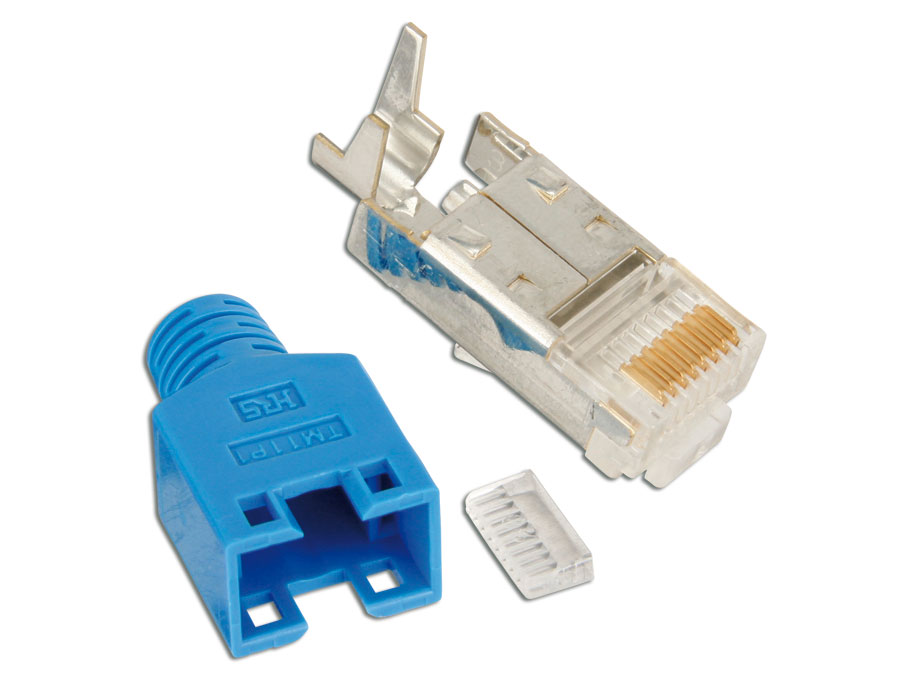 HIROSE CAT.6 Modularstecker blau HIROSE CAT.6 Modularstecker blau