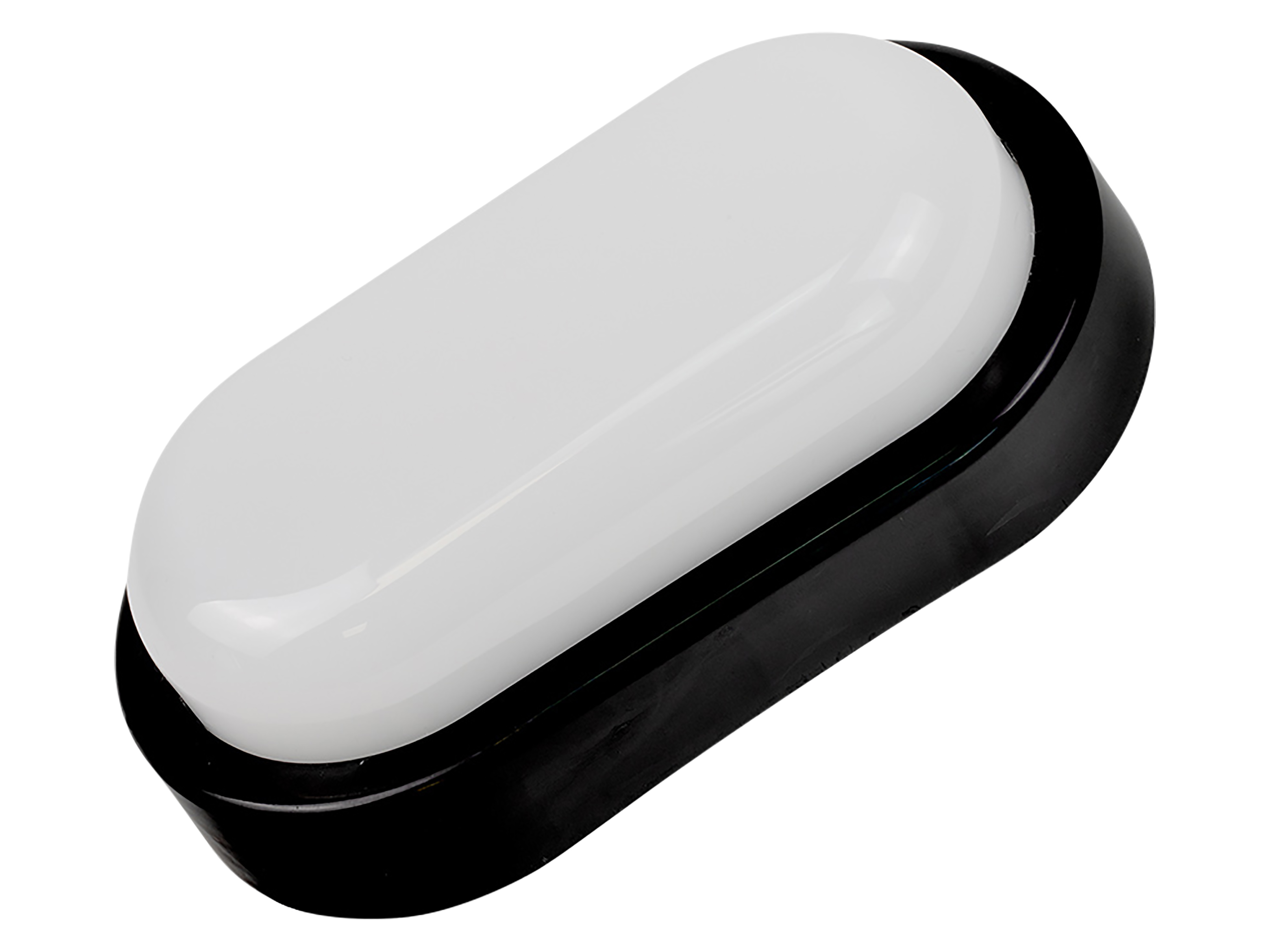 LUXULA LED-Kellerleuchte, 12W, EEK: F, 1080lm, CCT, IP54, schwarz