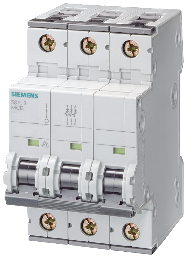 SIEMENS Leitungsschutzschalter 5SY4310-7, 400 V, 3-polig, C, 10 A