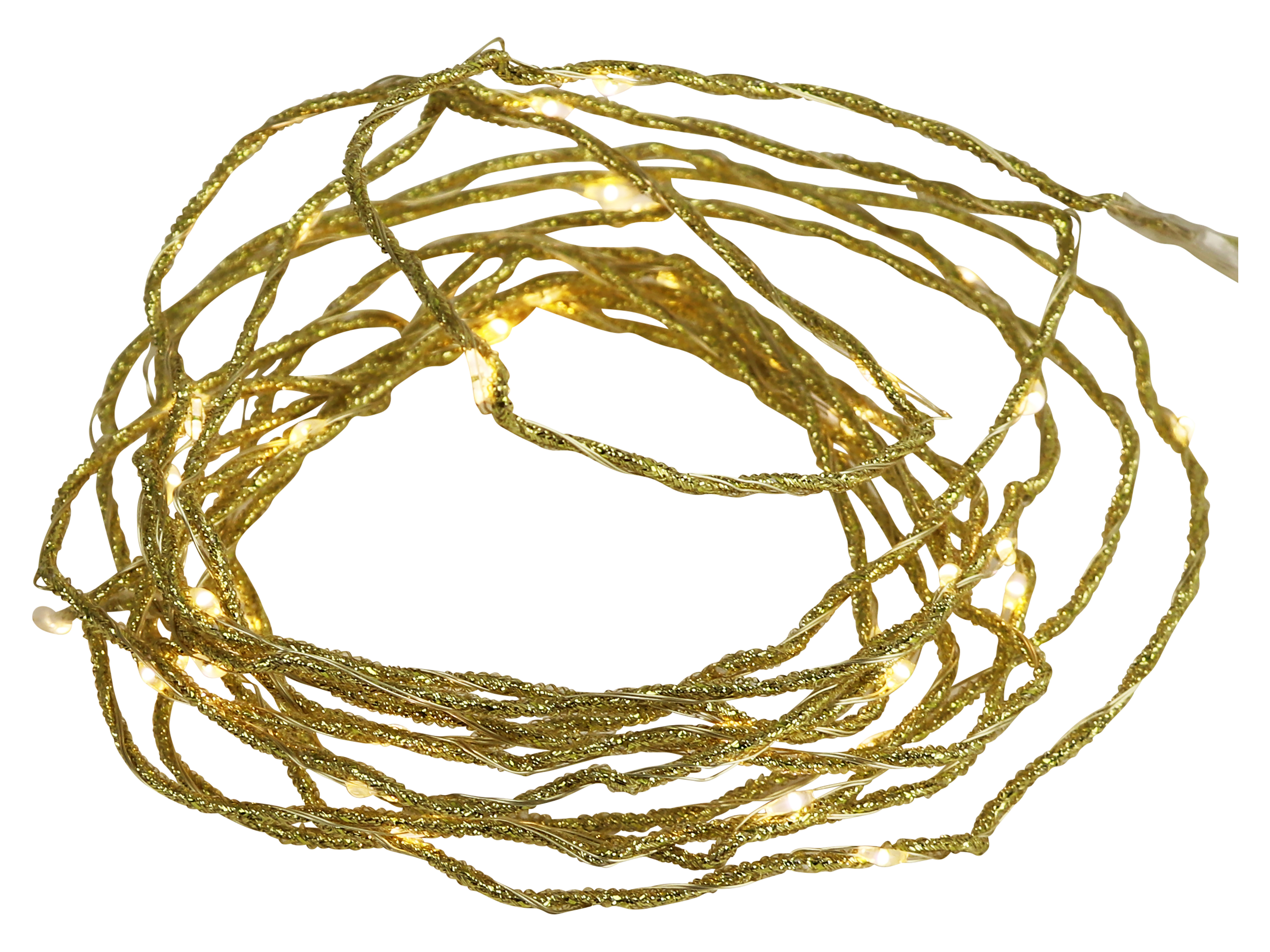LED-Lichterkette Goldschmuckband, 40 LEDs, warmweiß, 4 m LED-Lichterkette Goldschmuckband, 40 LEDs, warmweiß, 4 m